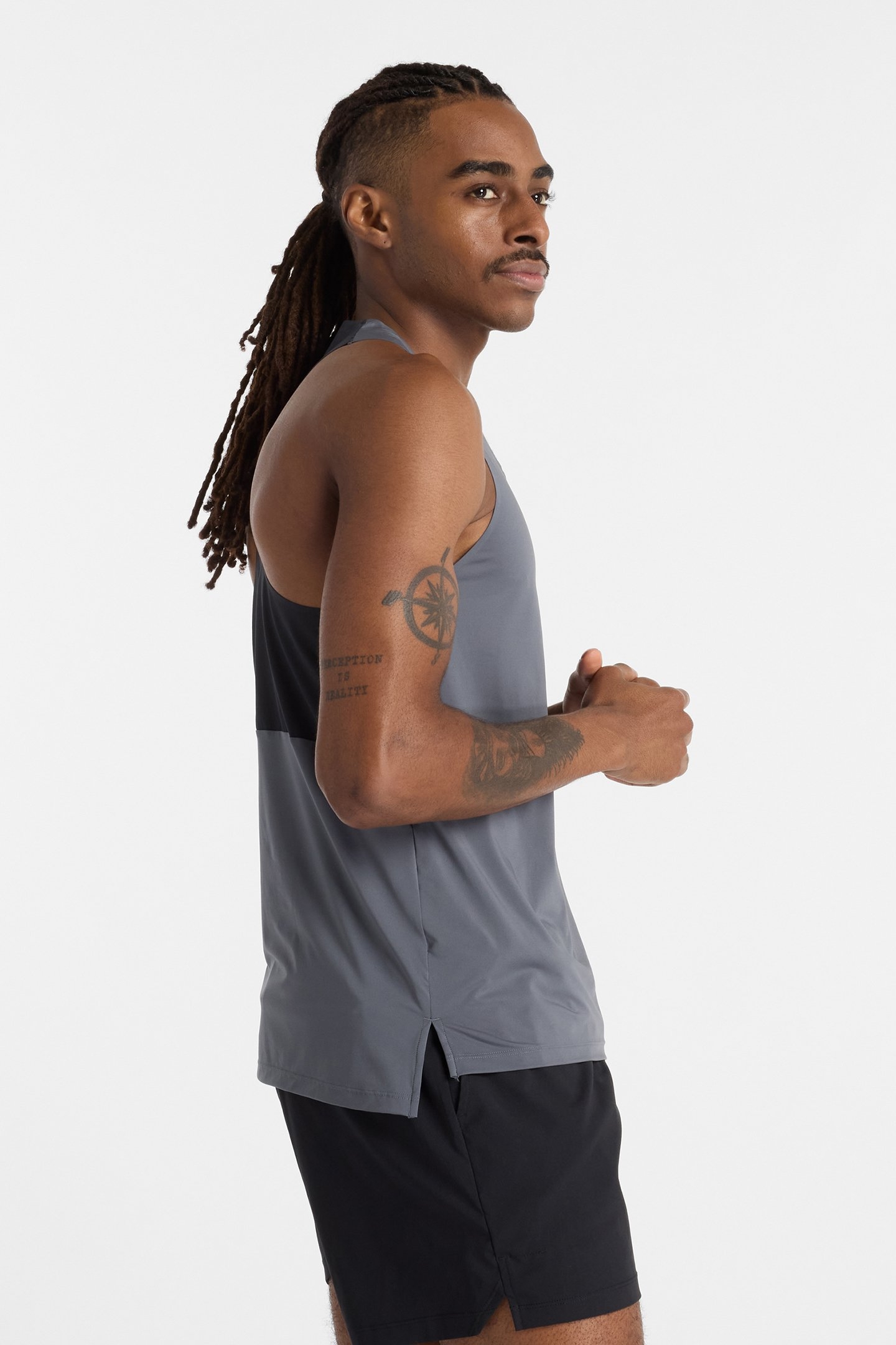RACE DAY TANK GRAPHITE 6