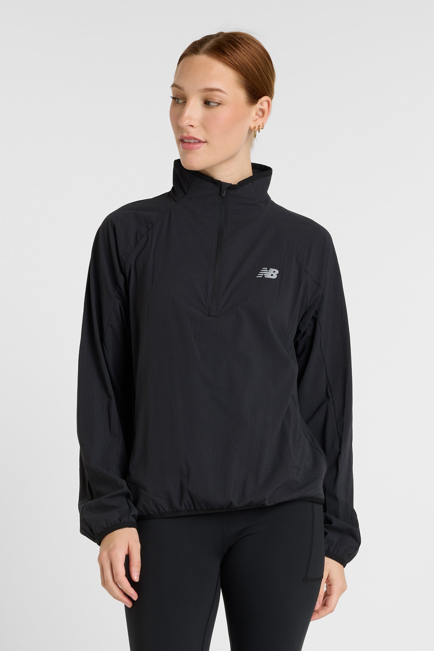 ULTRA LIGHT HALF ZIP BLACK 1