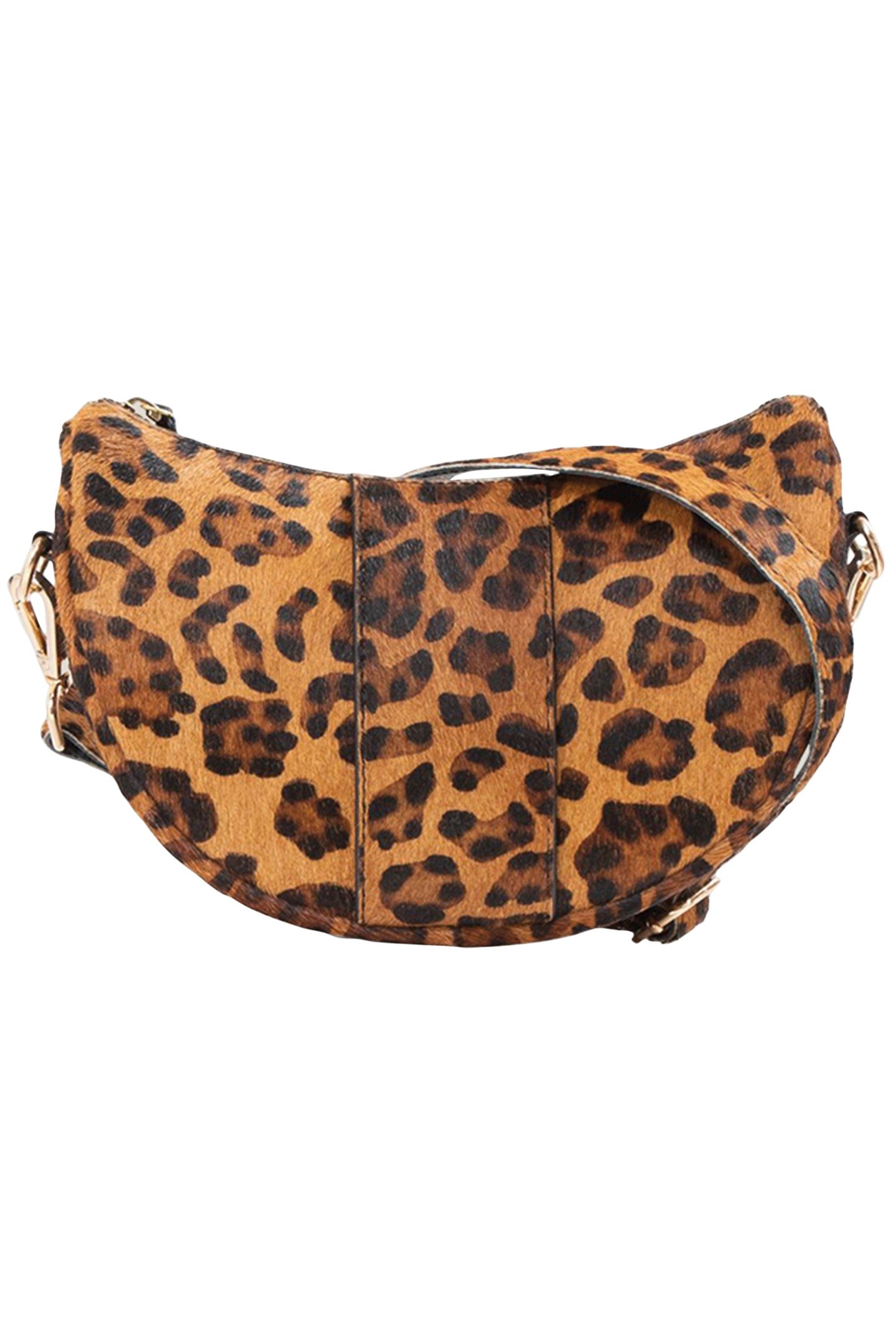 ALBA - TOFFEE-COLORED SHOULDER BAG IN FOAL-EFFECT LEATHER WI 4