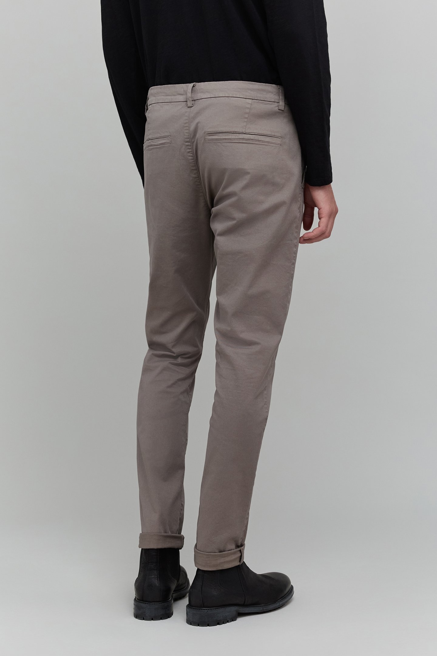 SLIM CHESTNUT CHINO PANTS 2