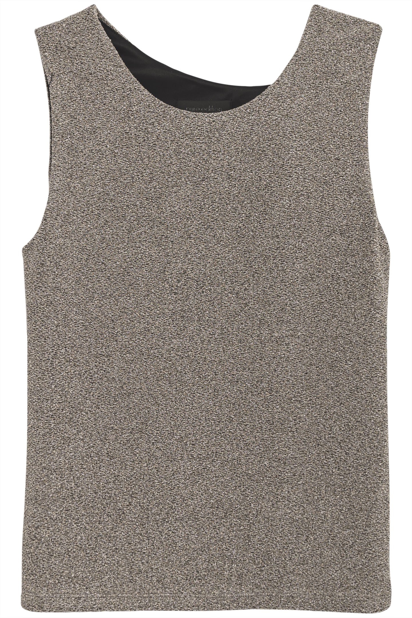 PURE EDITION-ASYMMETRICAL LUREX MESH TOP 4