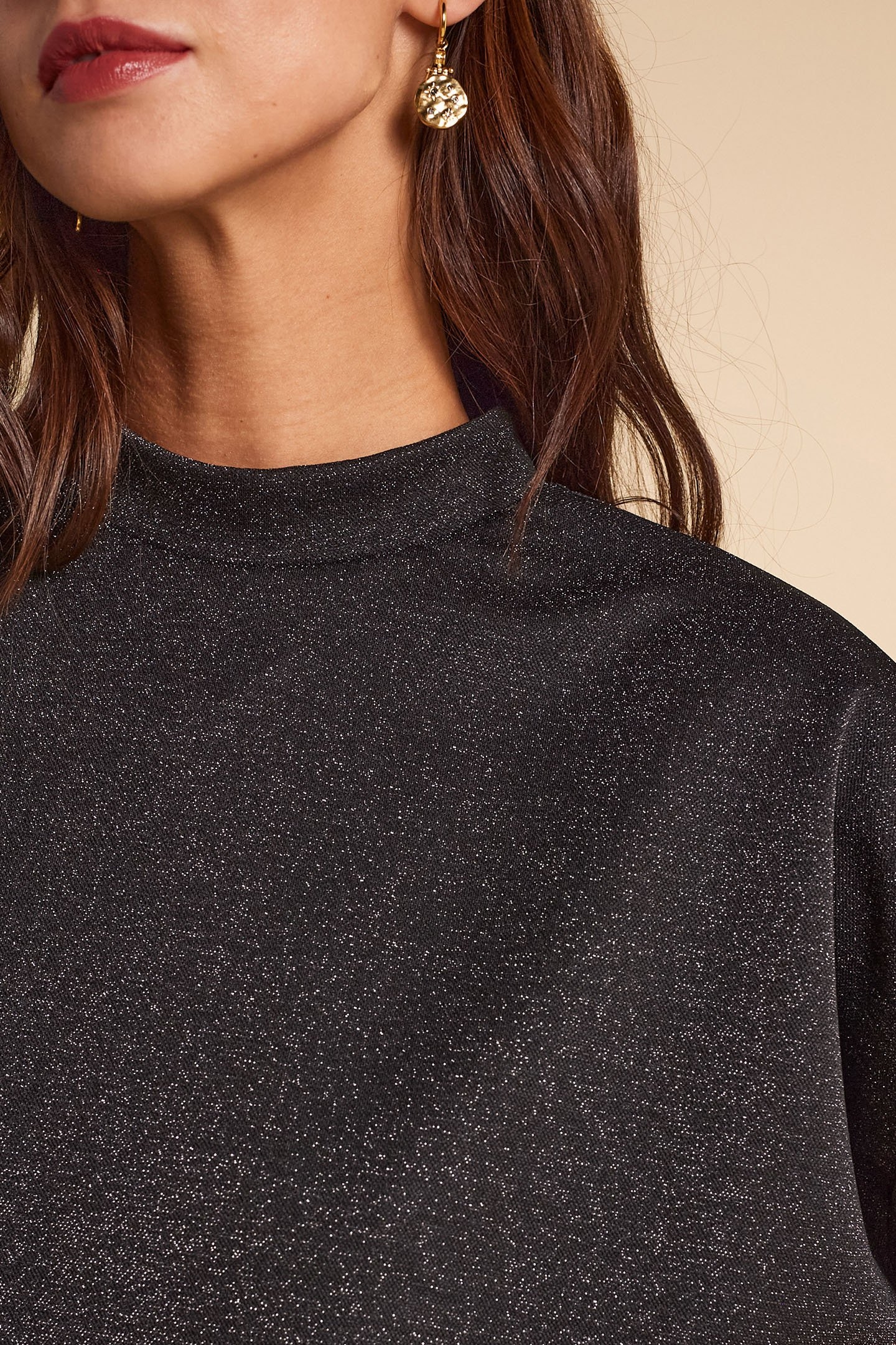 BLACK KNIT TEE-SHIRT 6