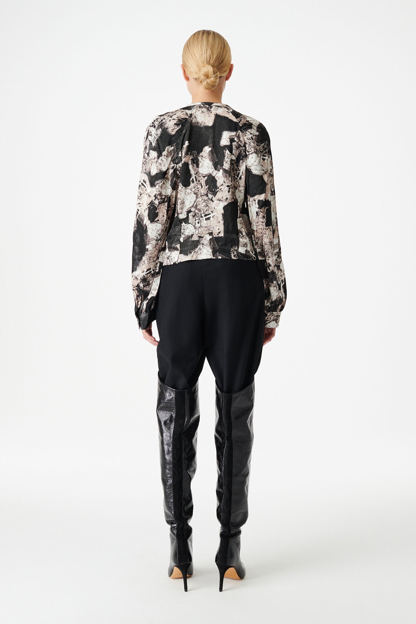 NAYAR TOP BLACK/BEIGE 3