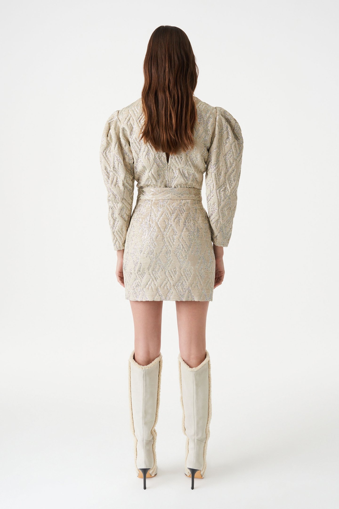 YAMAS SKIRT ECRU/GREY 4