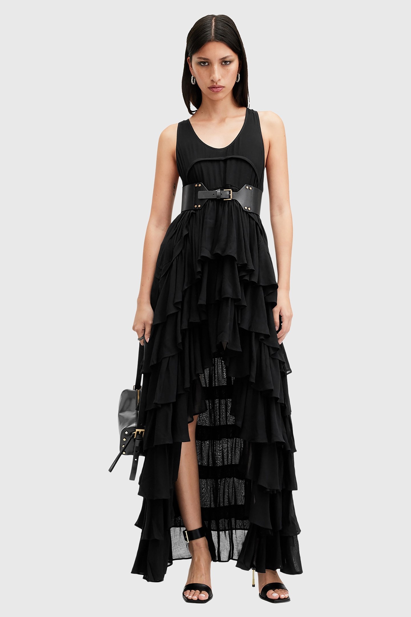 CAVARLY MAXI DRESS BLACK 1