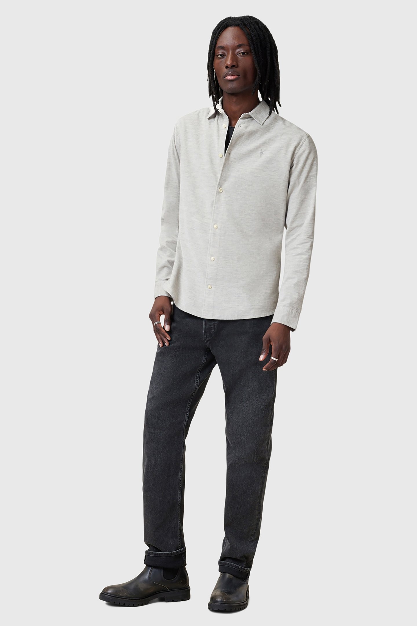 LORELLA LS SHIRT WHISPER GREY 5