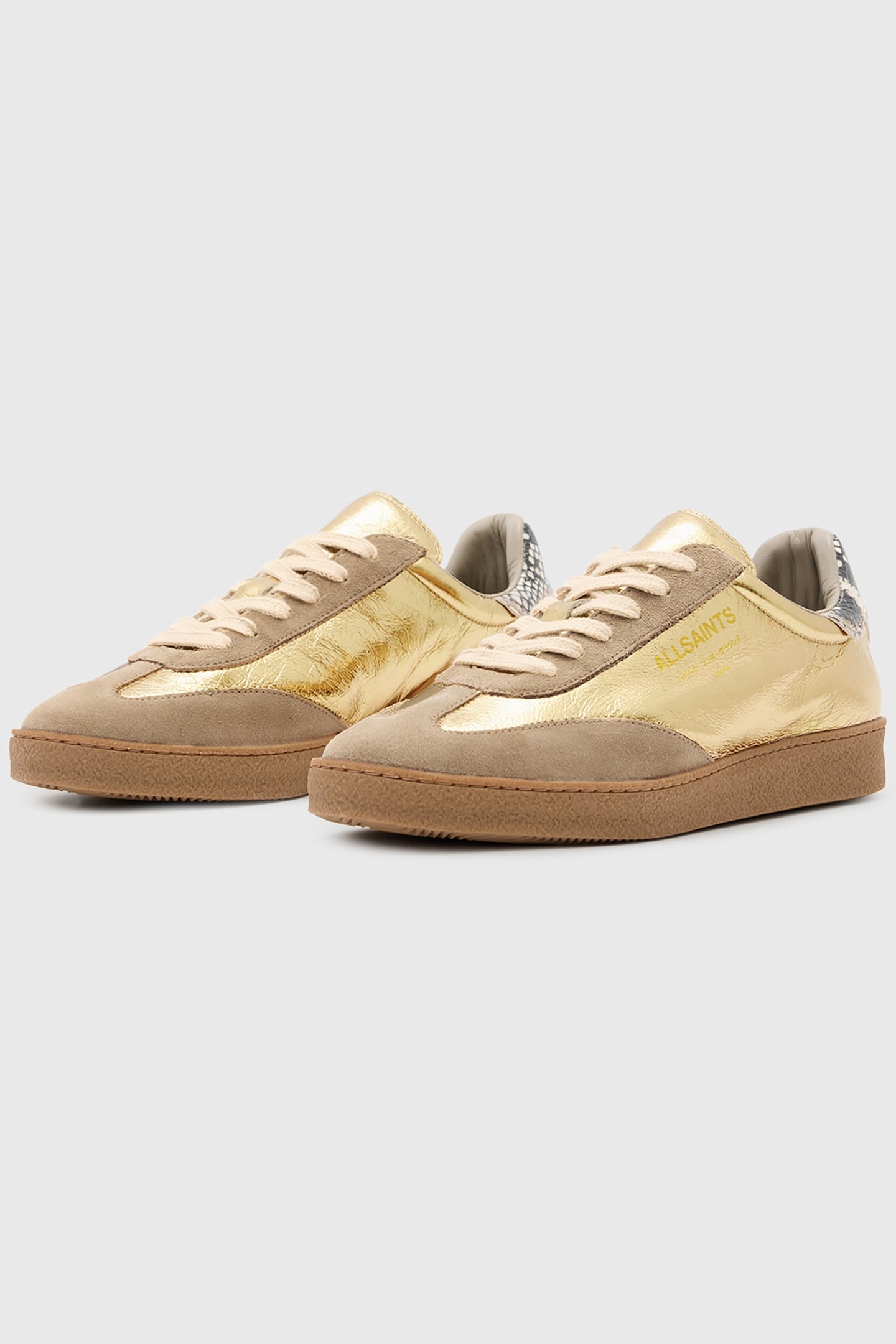 THELMA MET SNEAKER GOLD/SAND BROWN 3