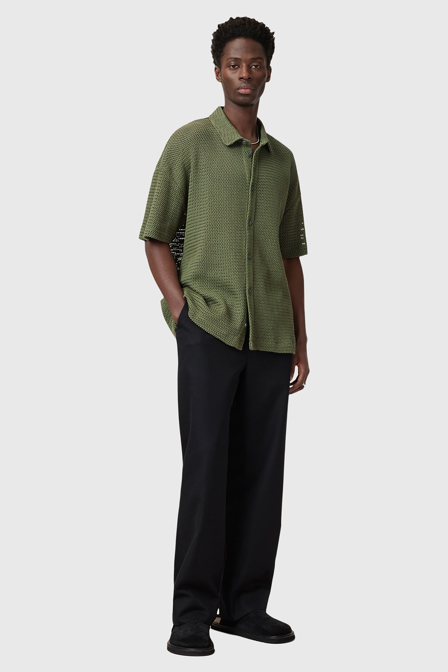 MUNROE SS SHIRT EDEN GREEN 3