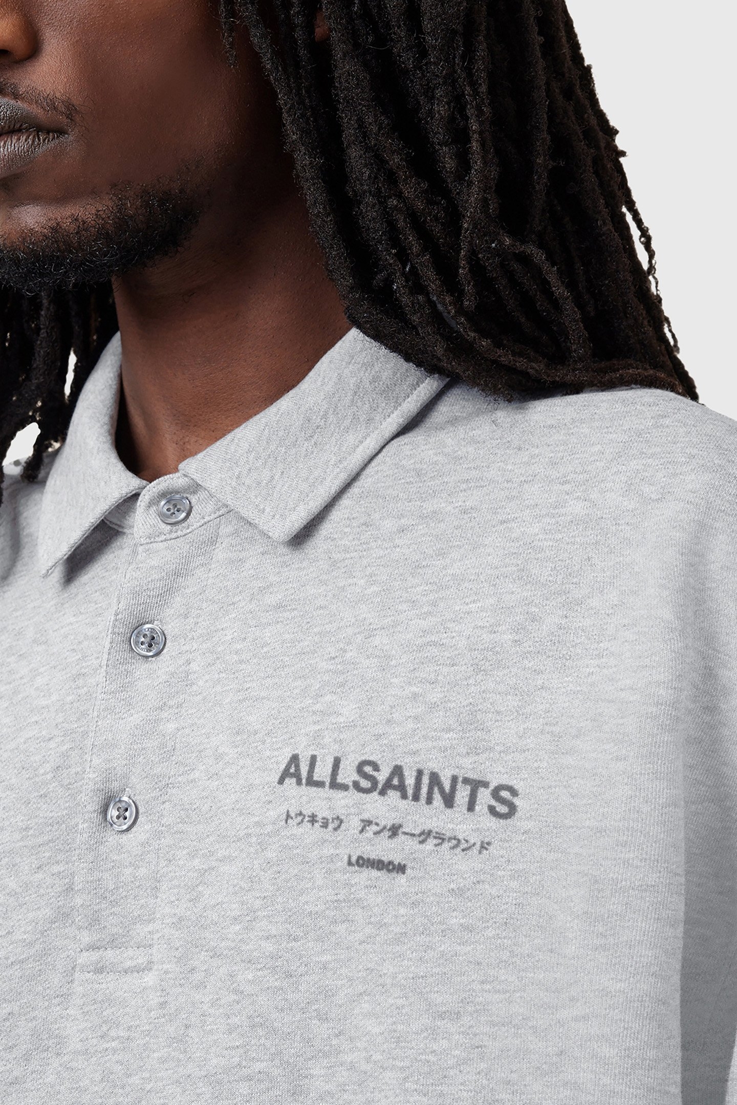 XANDER SWEAT POLO GREY MARL 6