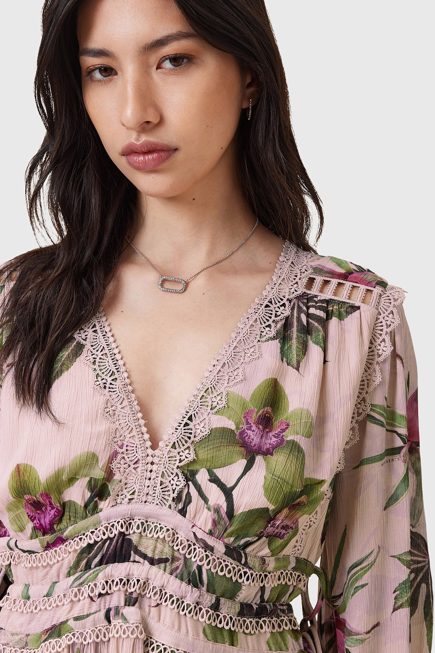 XANTHE LS MINI DRESS ADENA SOFT PINK 8