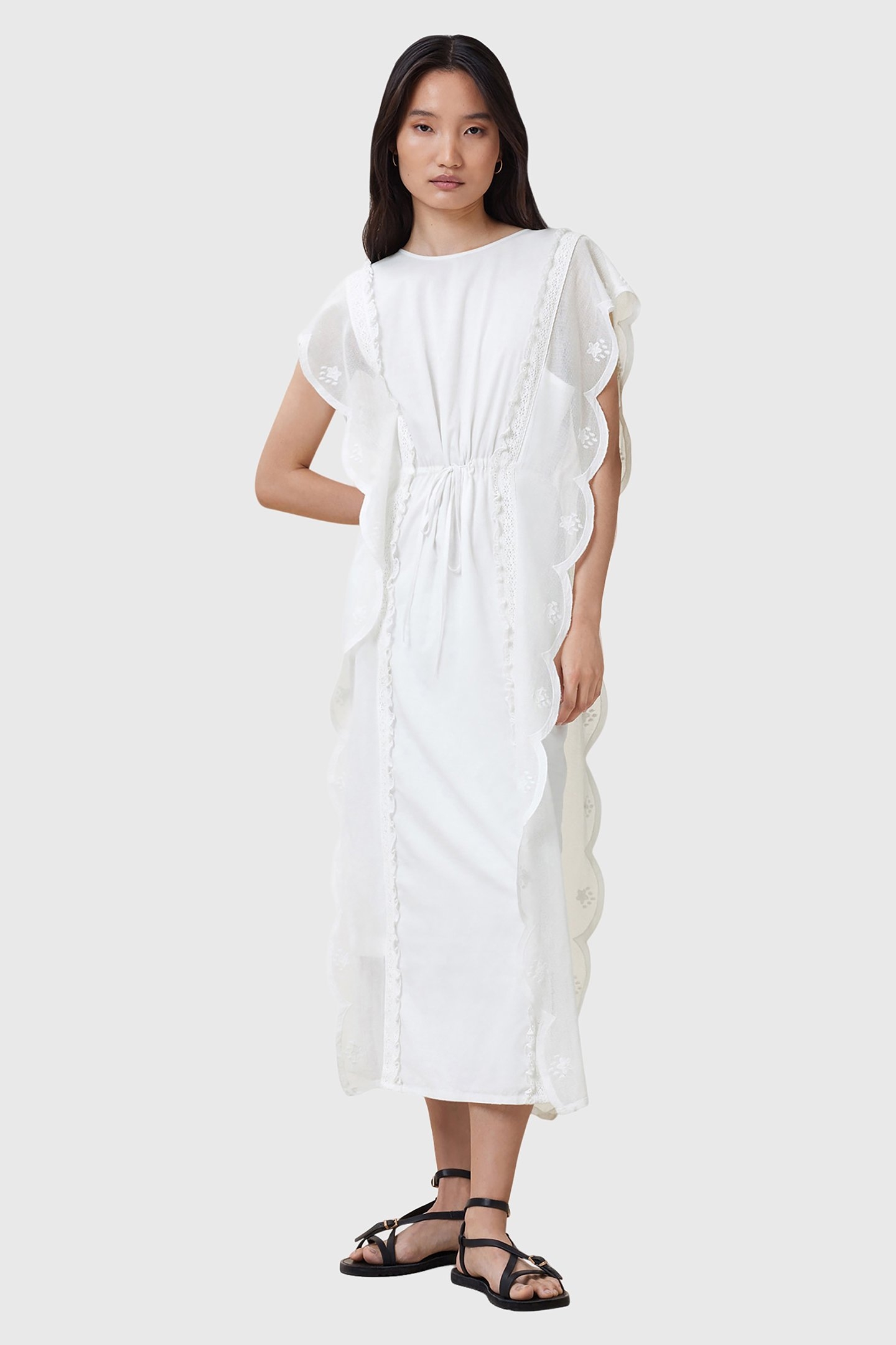 OLA DRESS OFF WHITE 1