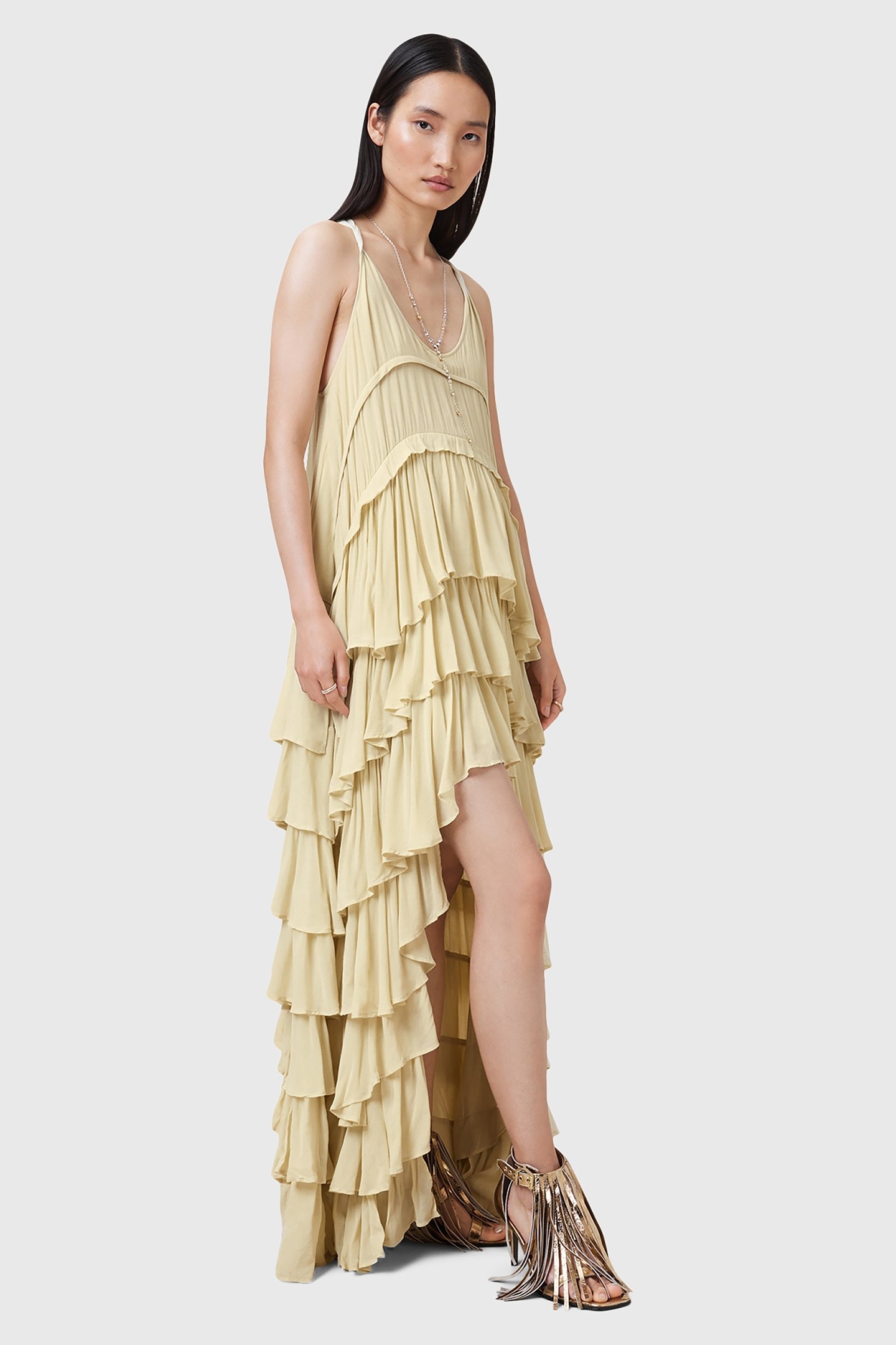 CAVARLY DRESS JADE GREEN 4