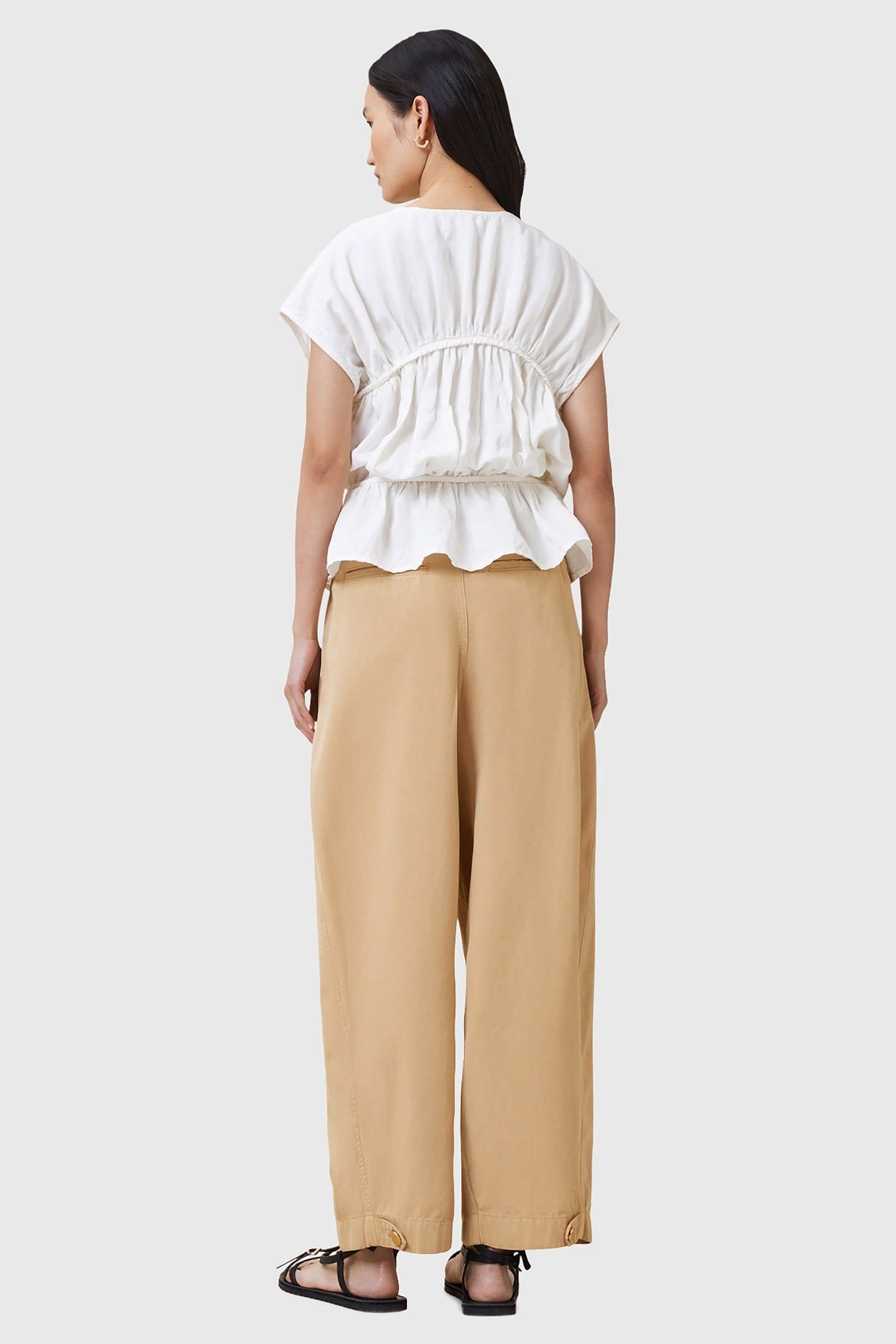 BECCA TROUSER CAMEL BROWN 3