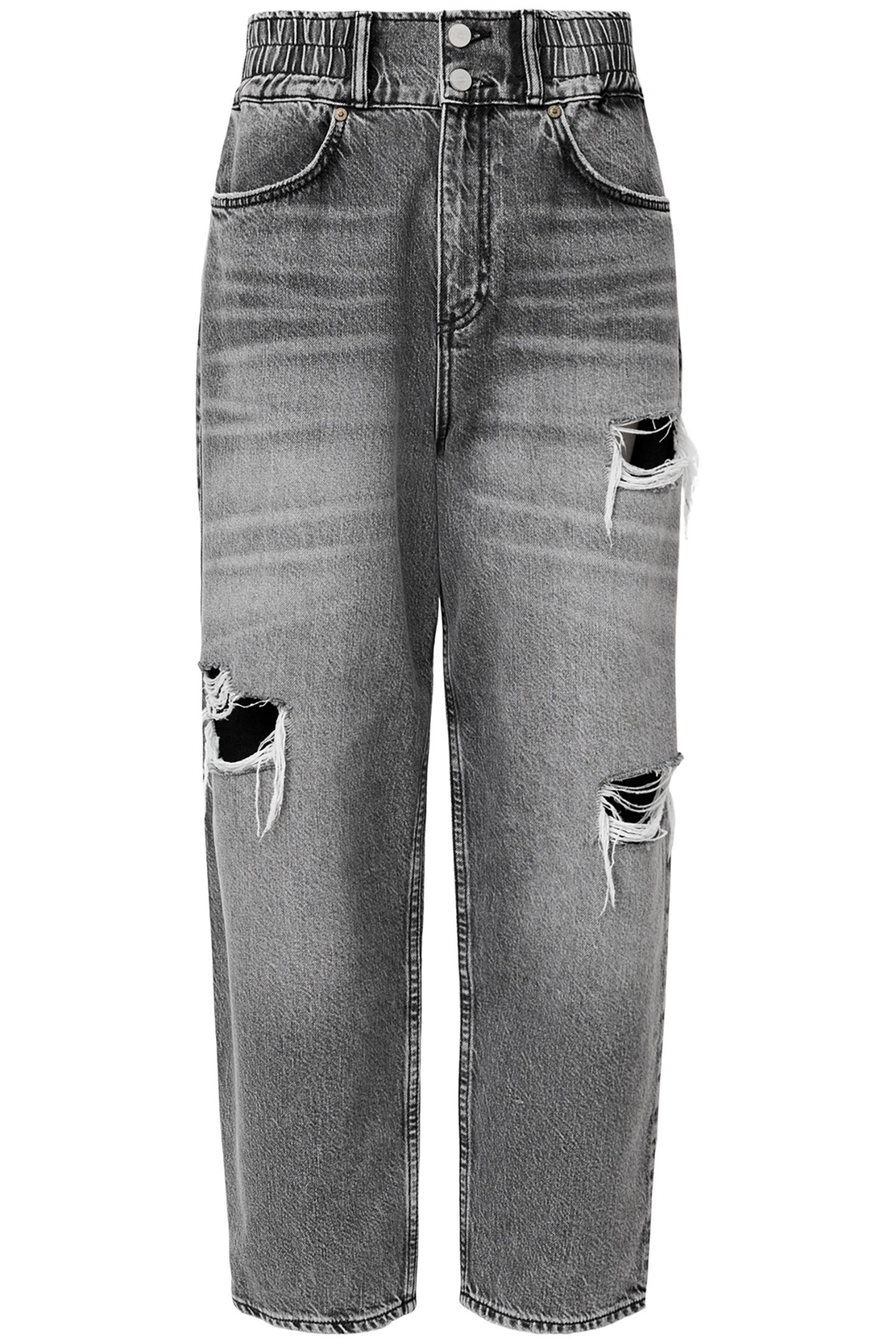 DAISY TAPERED JEAN WASHED GREY 5