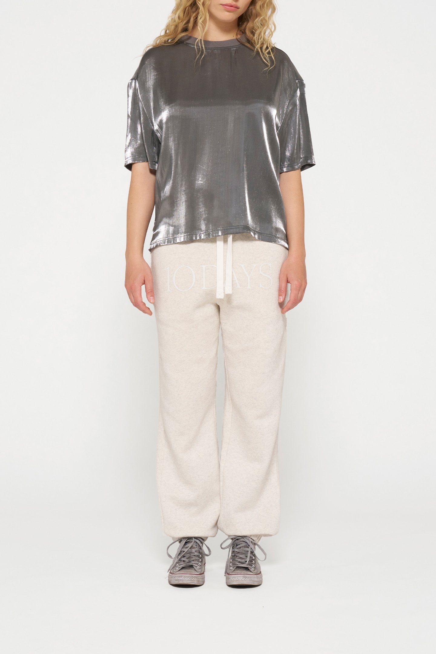 SHINY BLOUSE TEE 1015 2