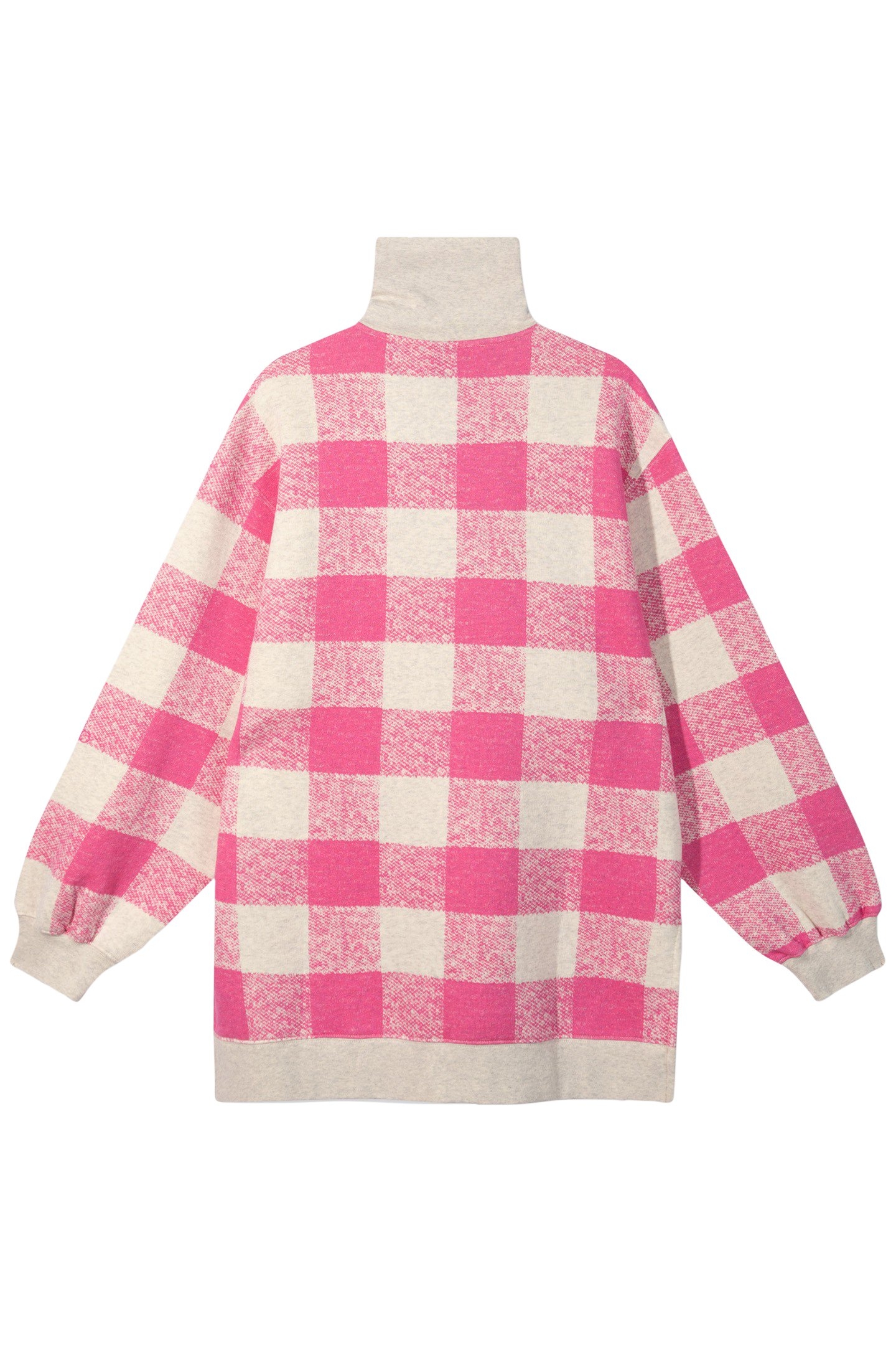 HIGH NECK ZIP SWEATER CHECK 1290 5