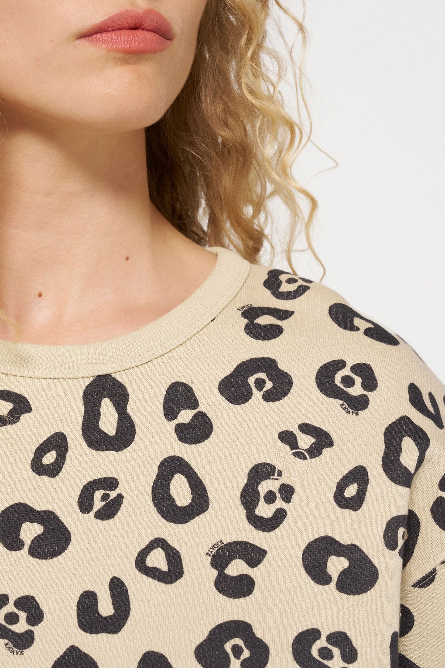 RAW EDGE SWEATER LEOPARD 1292 6