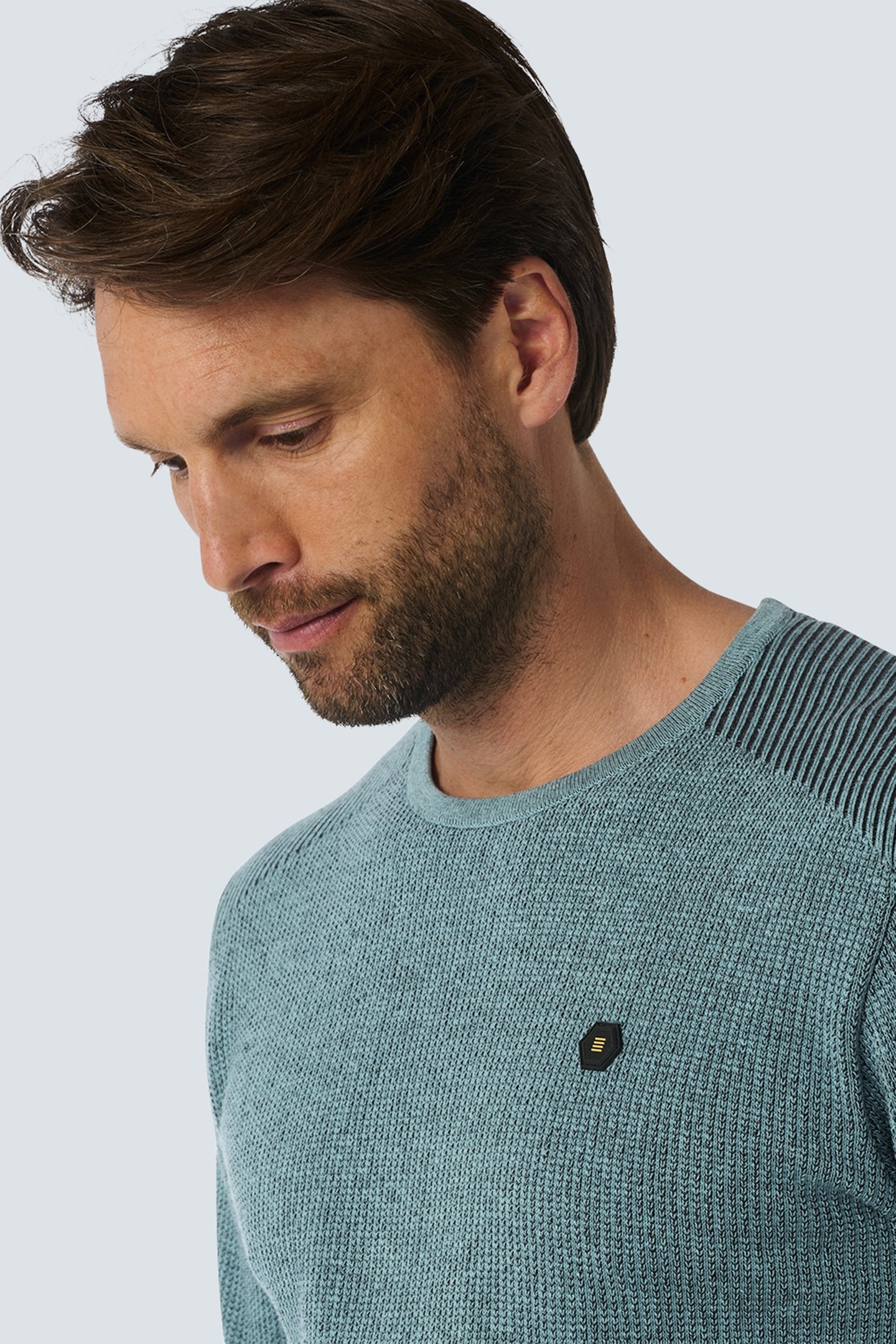 PULLOVER CREWNECK 2 COLOURED JACQUARD CLOUD 6