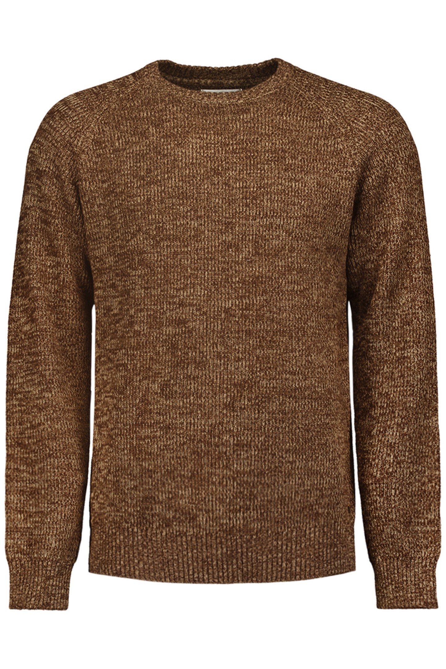 PULLOVER CREWNECK 3 COLOURED RIB BROWN 4