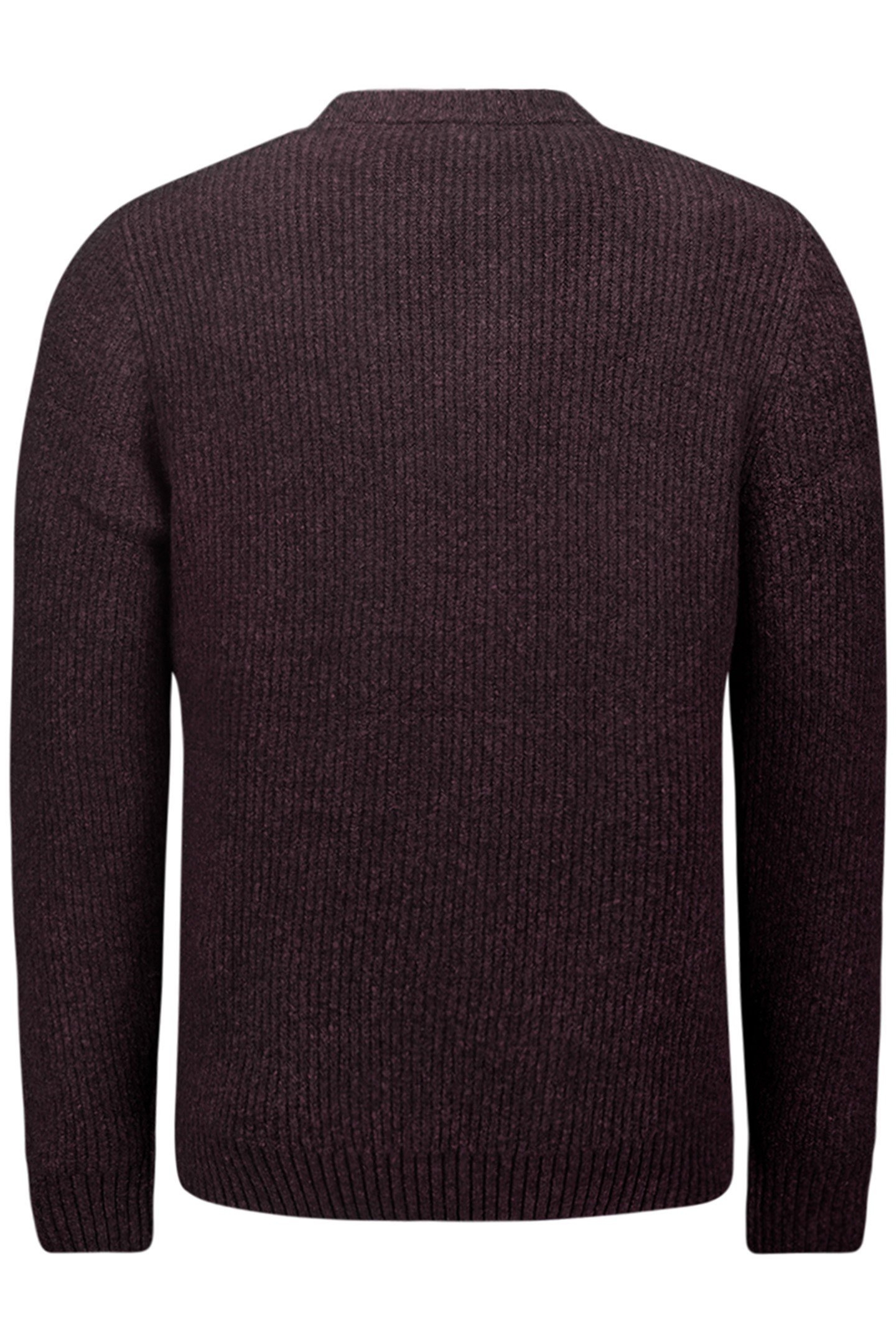 PULLOVER CREWNECK 2 COLOURED SOFT STRETCH AUBERGINE 5