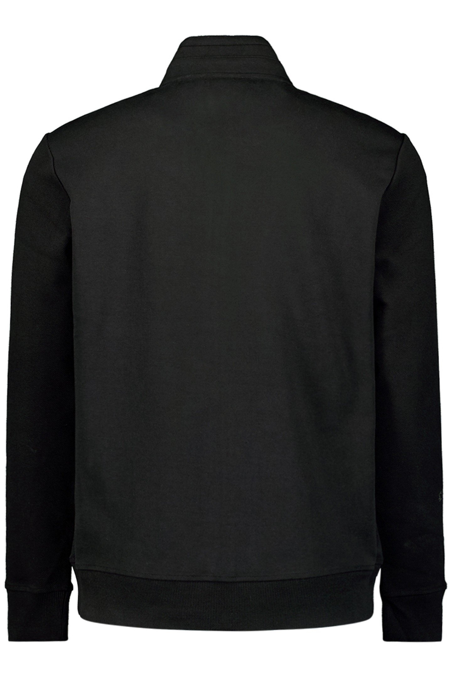 SWEATER FULL ZIPPER TWILL JACQUARD BLACK 5