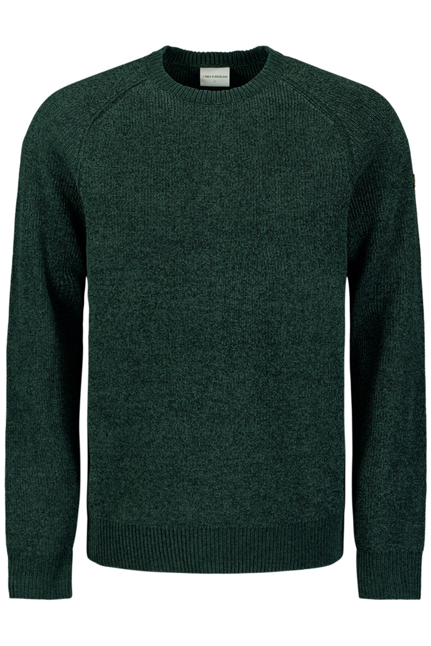 PULLOVER CREWNECK 2 COLOURED CHENILLE DARK GREEN 4