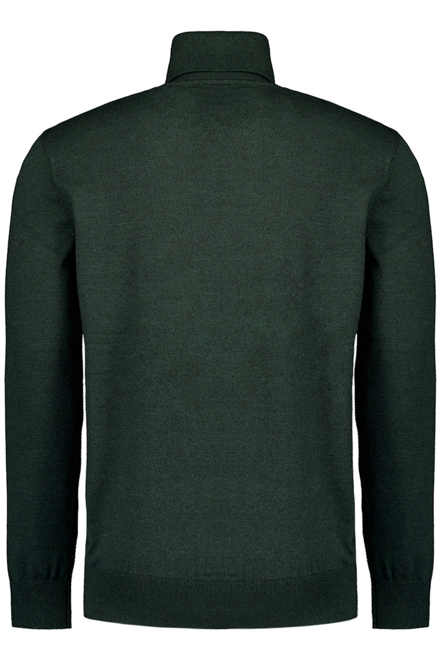 PULLOVER ROLLNECK 2 COLOURED MELANGE DARK GREEN 5