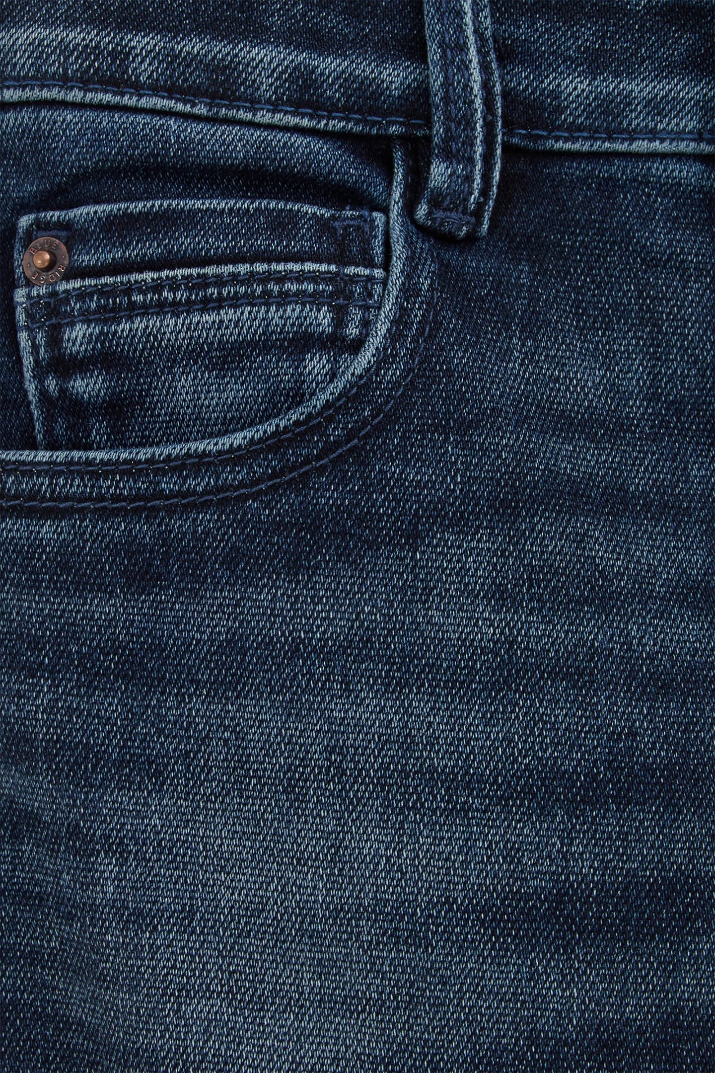 5-POCKET MID WAIST DARK BLUE 6