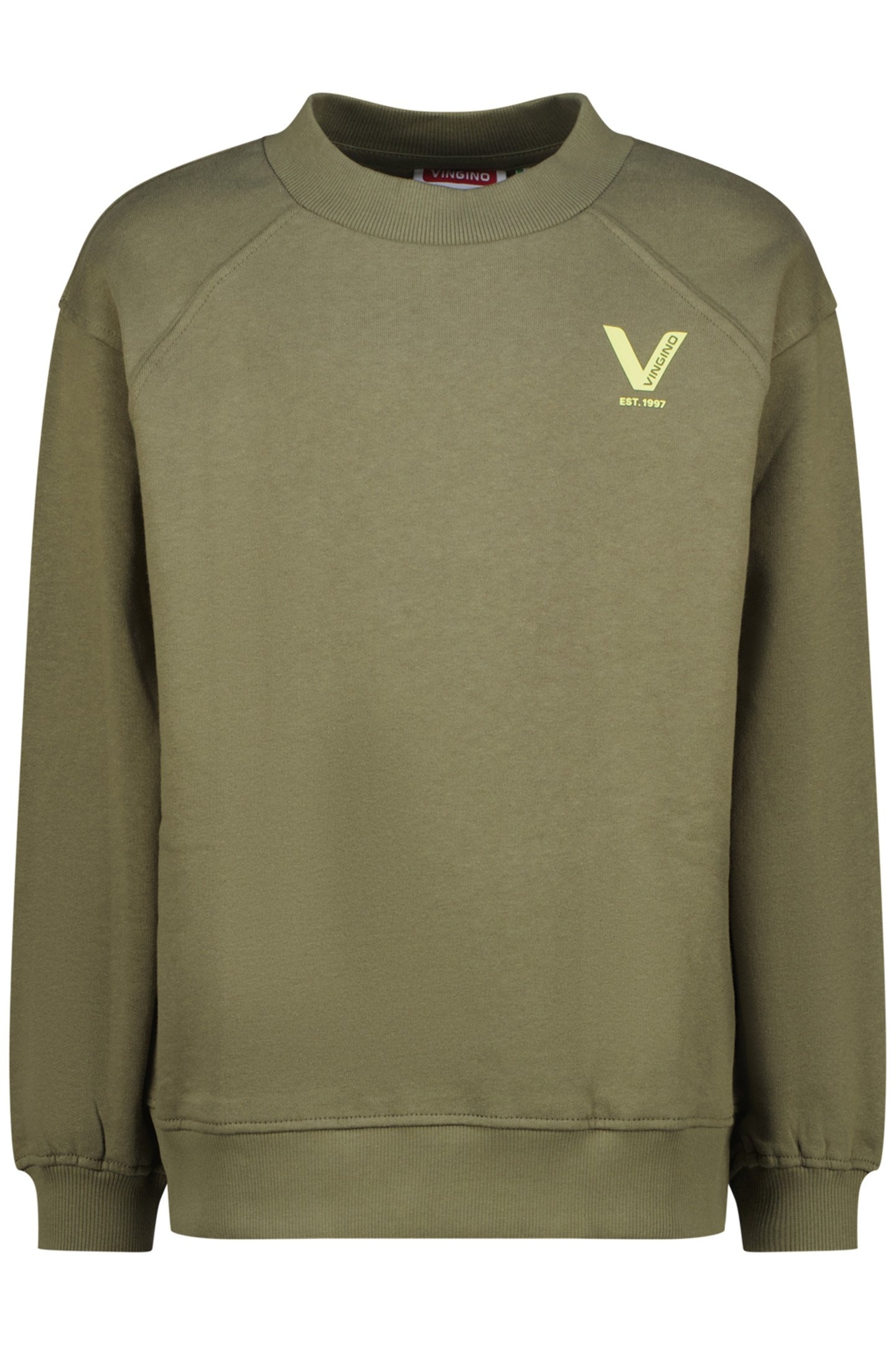 BOYS NAVIDO SWEATER DARK ARMY GREEN 1