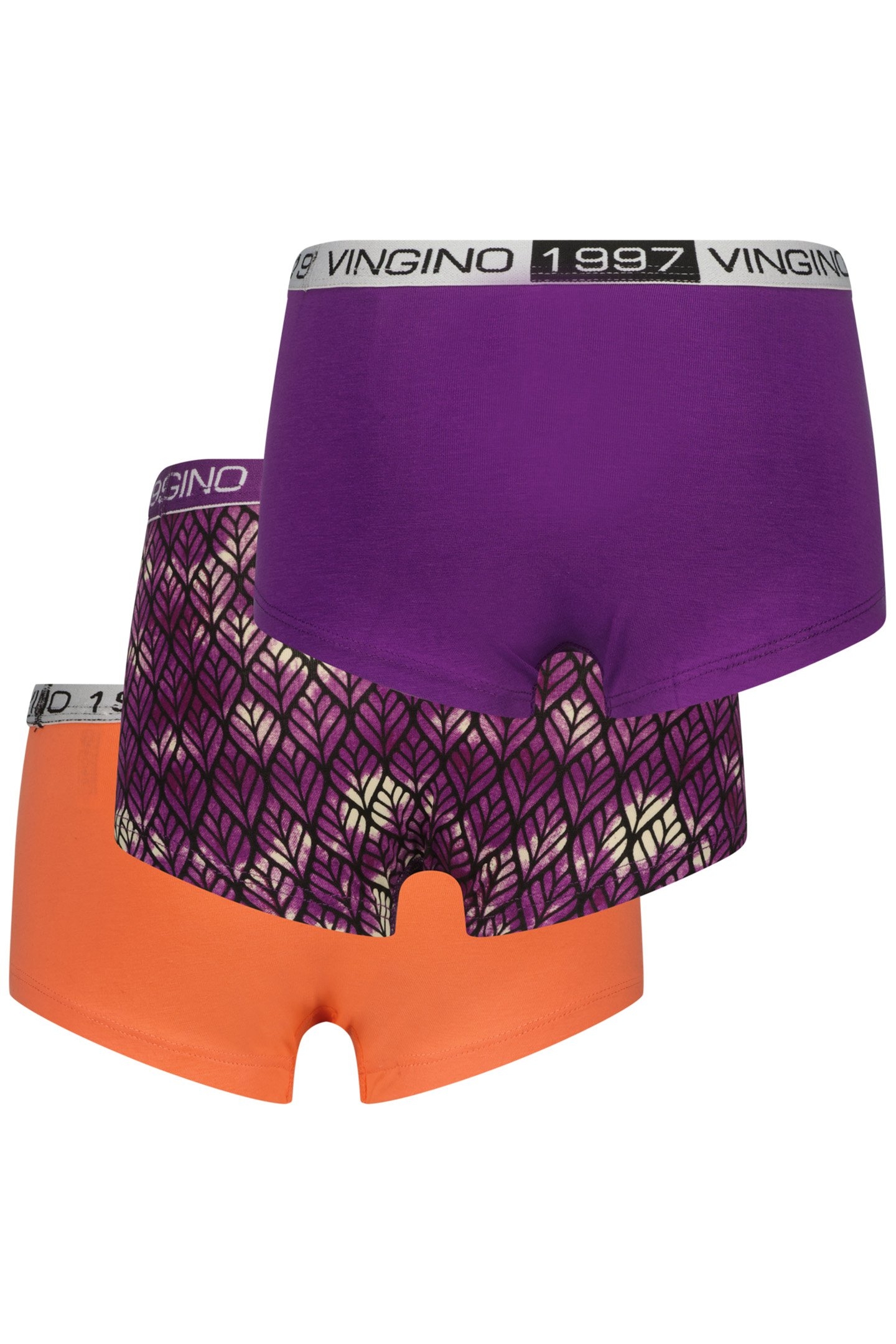 GIRLS G-WO25-1 DIGITAL 3 PACK UNDERWEAR & SLEEPWEAR VIOLA PU 2