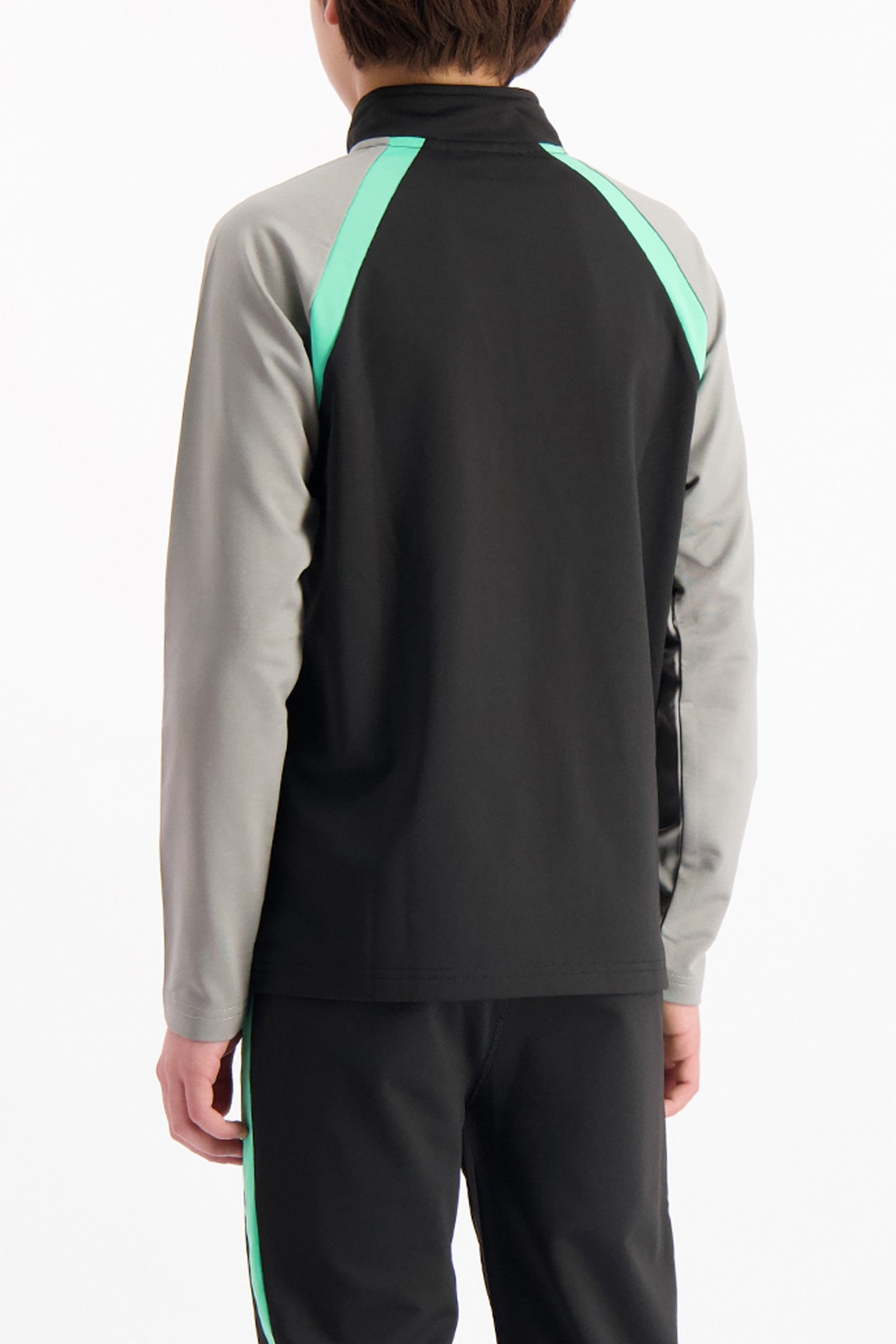 KIDS FOOTBALL TRACKTOP BLACK 2