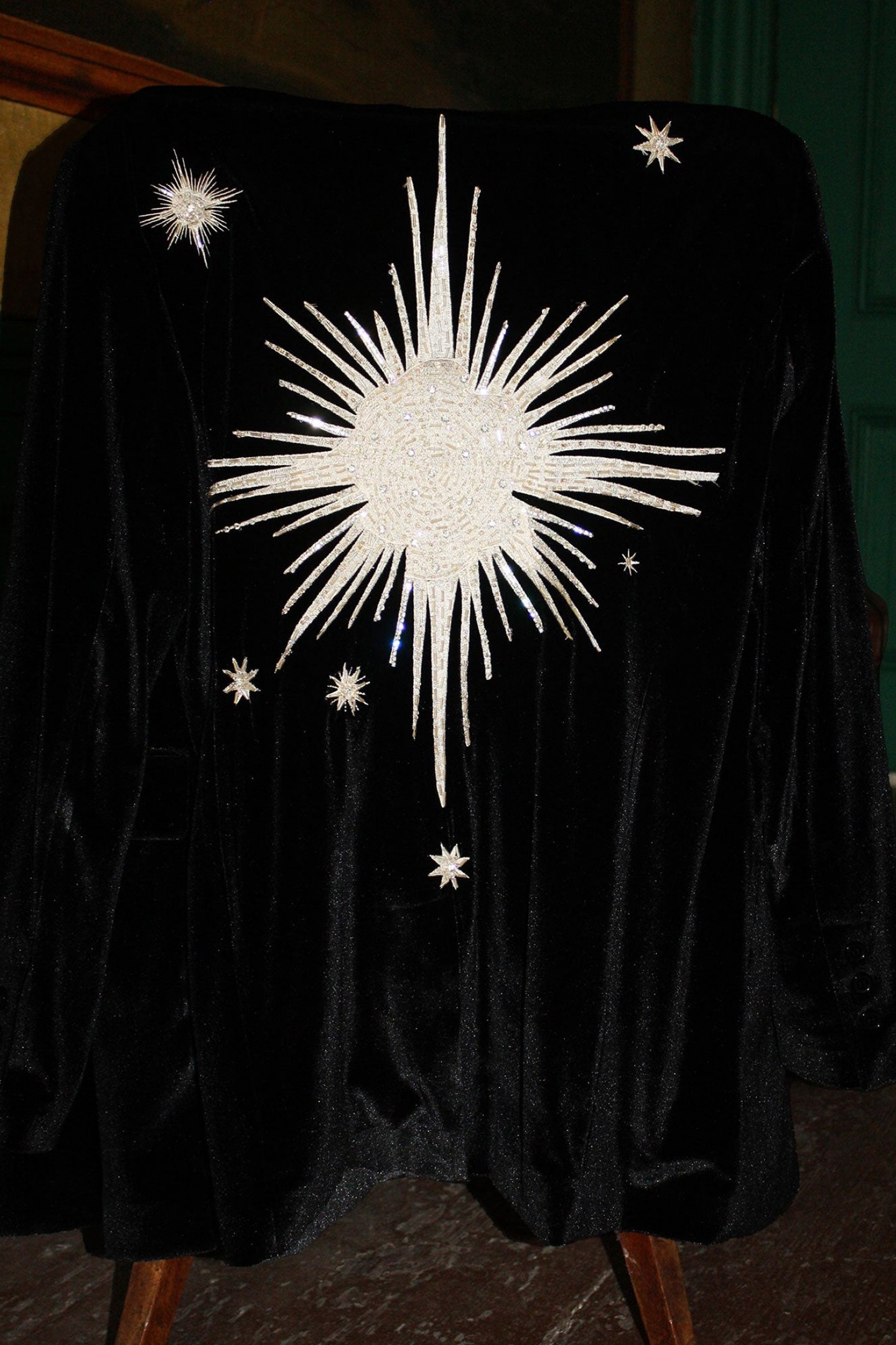 NATALIA VELVET BLAZER BLACK 4