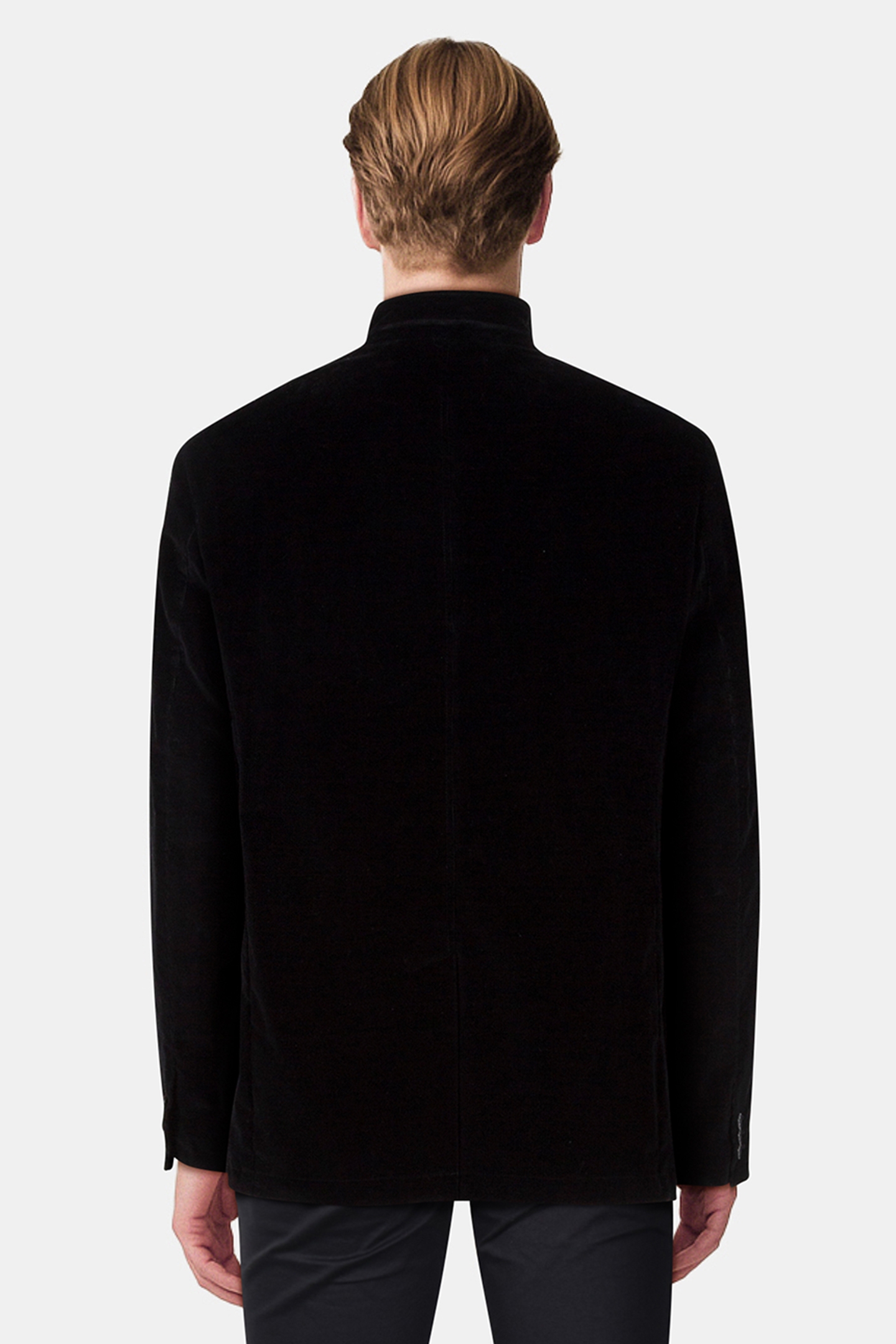 SLIM FIT MULTI BTN CLOSURE JACKET WITH S BLACK 2