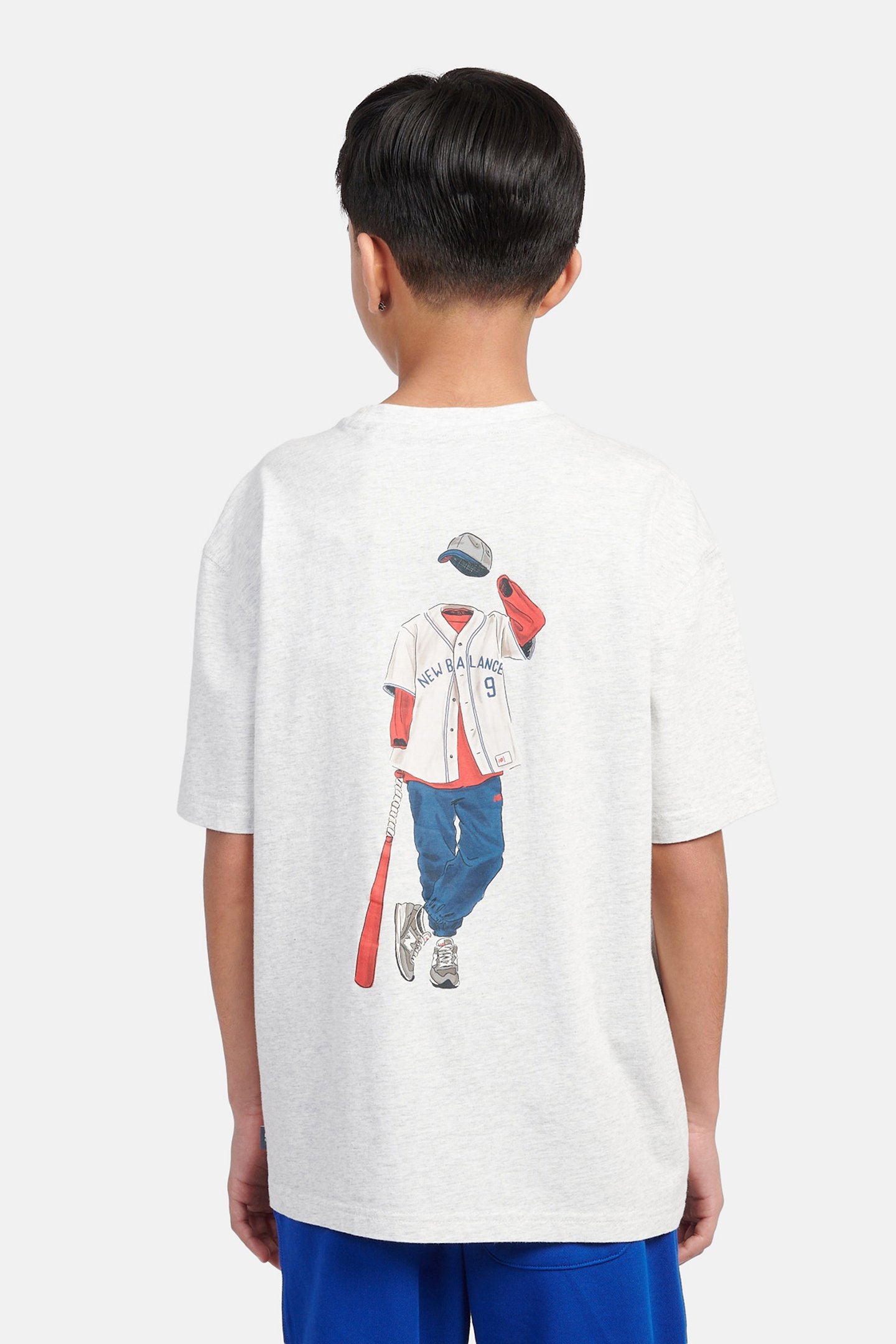 BOYS BASEBALL PLAYER BACK GRAPHIC TEE 2