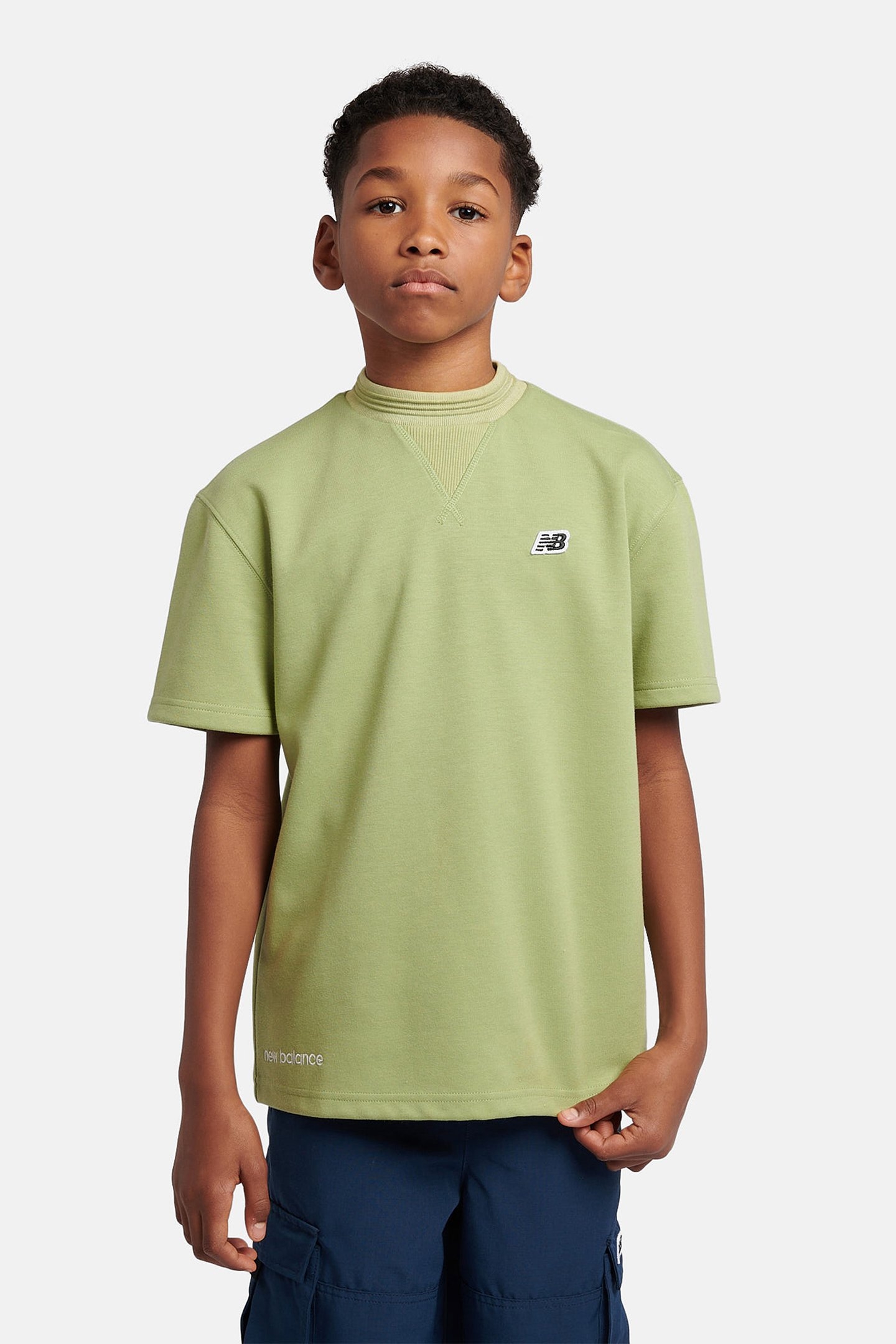 BOYS PREMIUM RACKING RIB T-SHIRT EVERGLAD 1