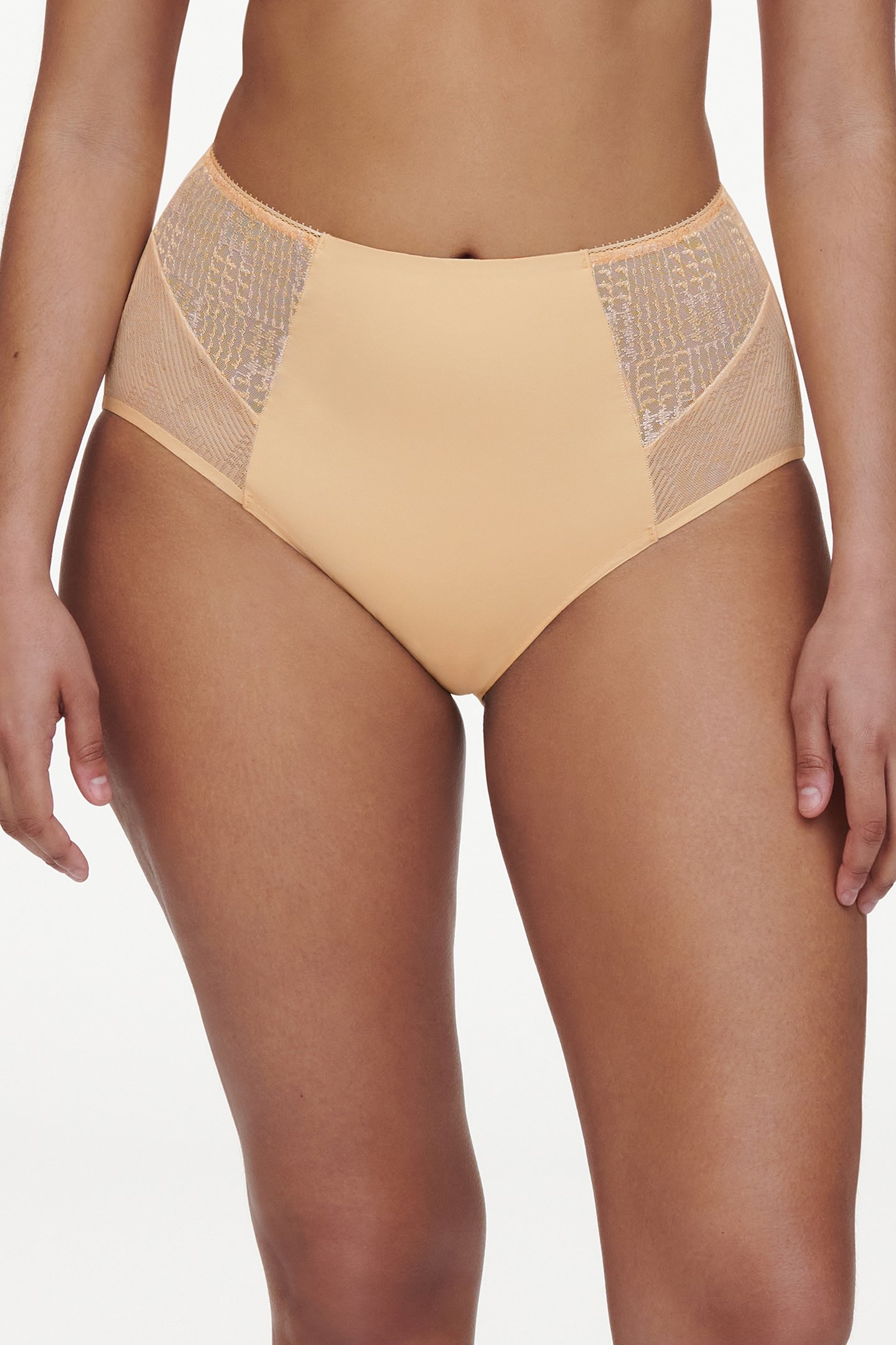 INTRIGUE HIGH-WAISTED BRIEFS YELLOW 1