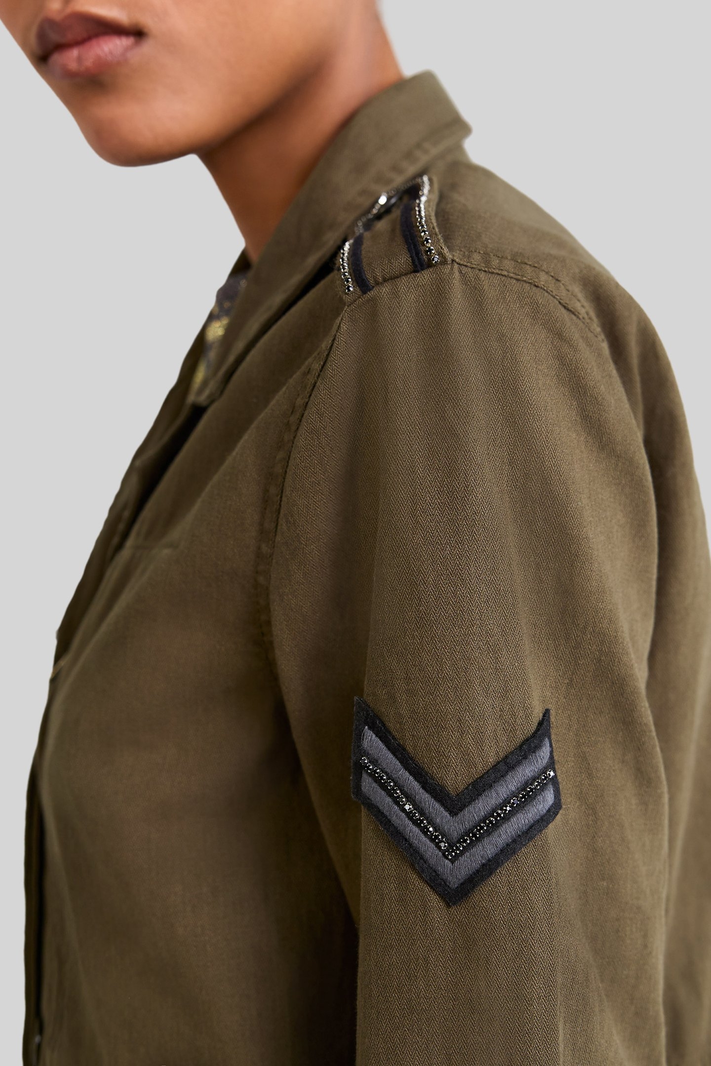 WAKAME SAFARI JACKET WITH STAR BADGES WAKAME 6