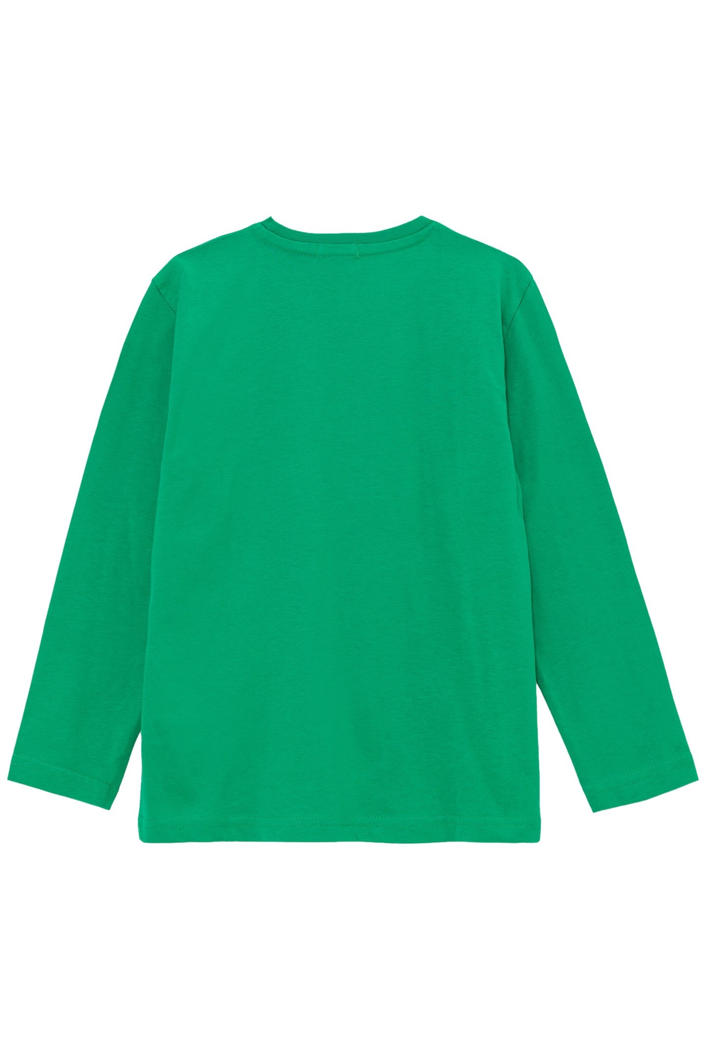 BOY'S GREEN ORGANIC COTTON GLOWING LEOPARD EYES T-SHIRT 2