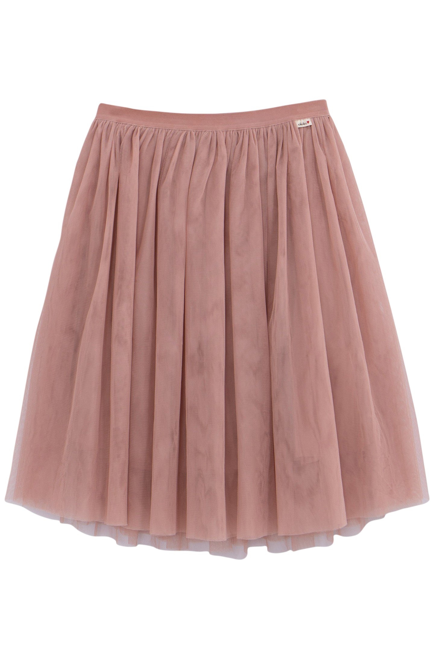 GIRL'S PINK TULLE MIDI SKIRT 1