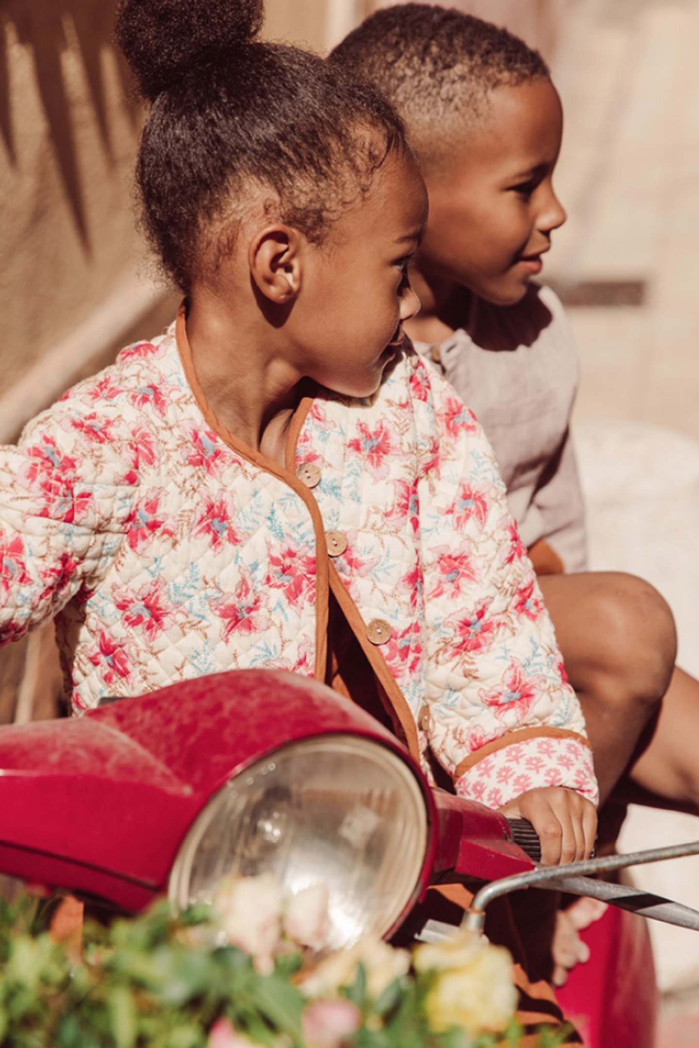 JACKET ASTRID RASPBERRY FLOWERS 4