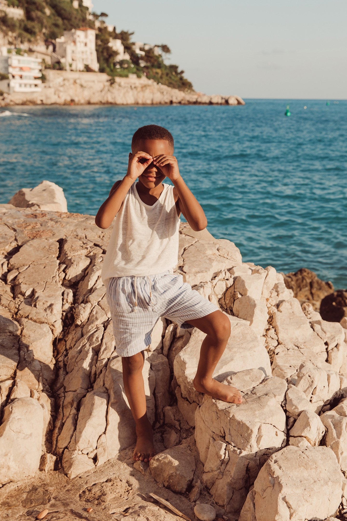 BERMUDA OBIKI BLUE STRIPES 1