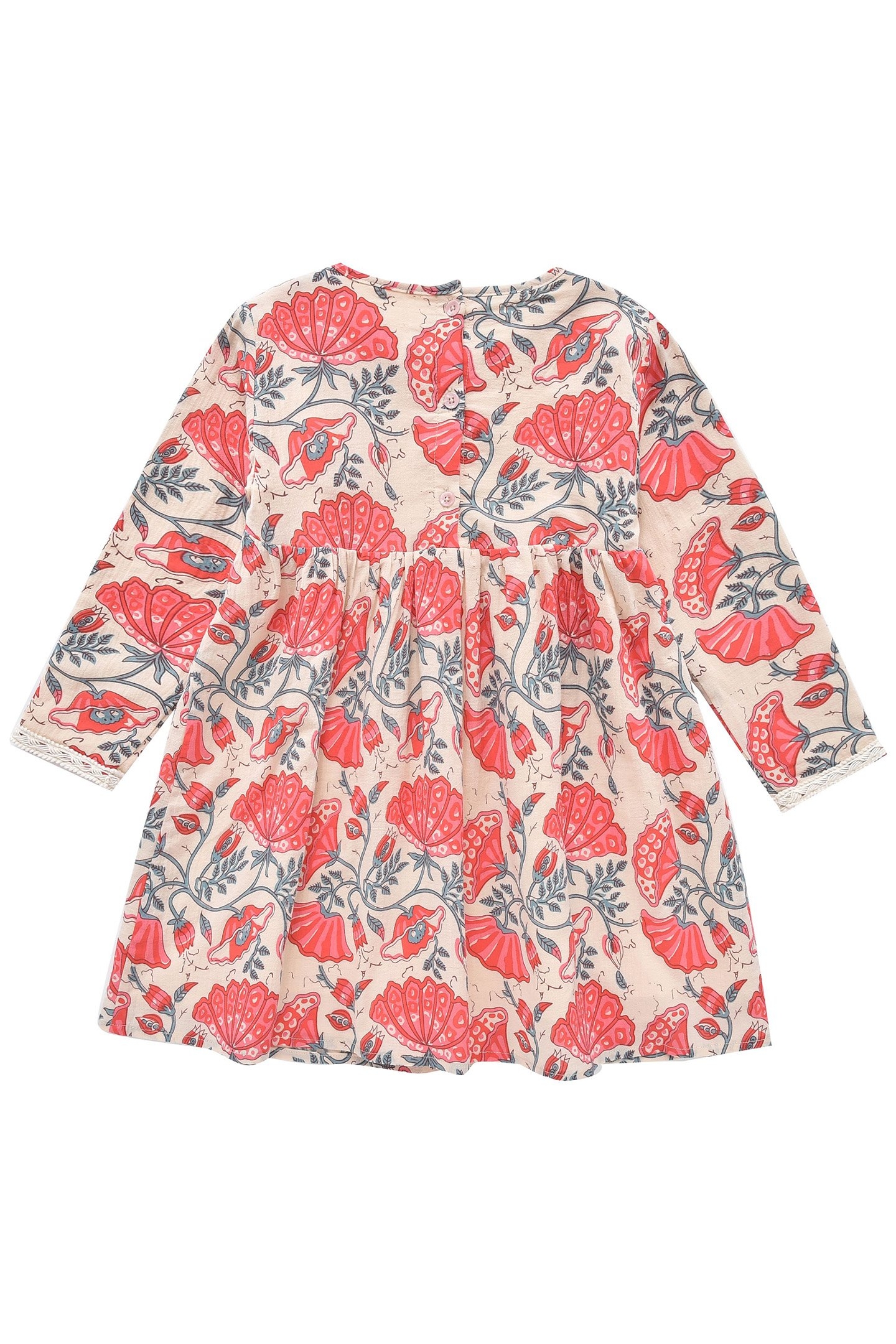 DRESS ROULOTTA CREAM ENDLESSFLOWERS 3