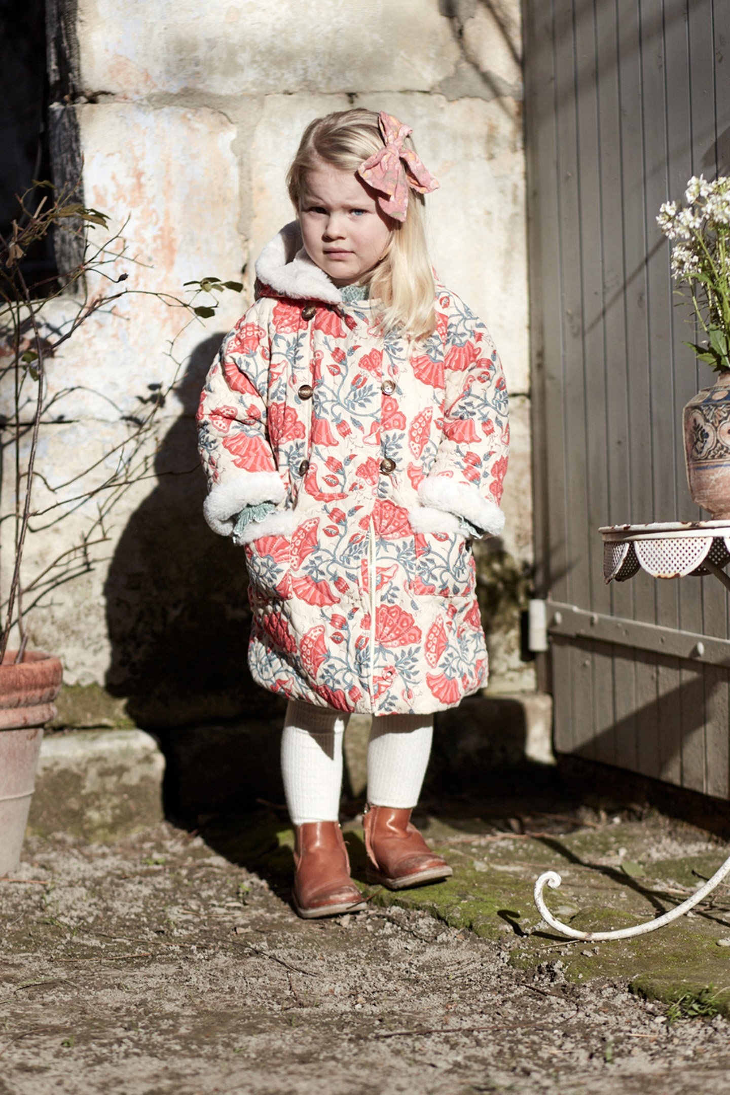 COAT BACANI CREAM ENDLESSFLOWERS 1