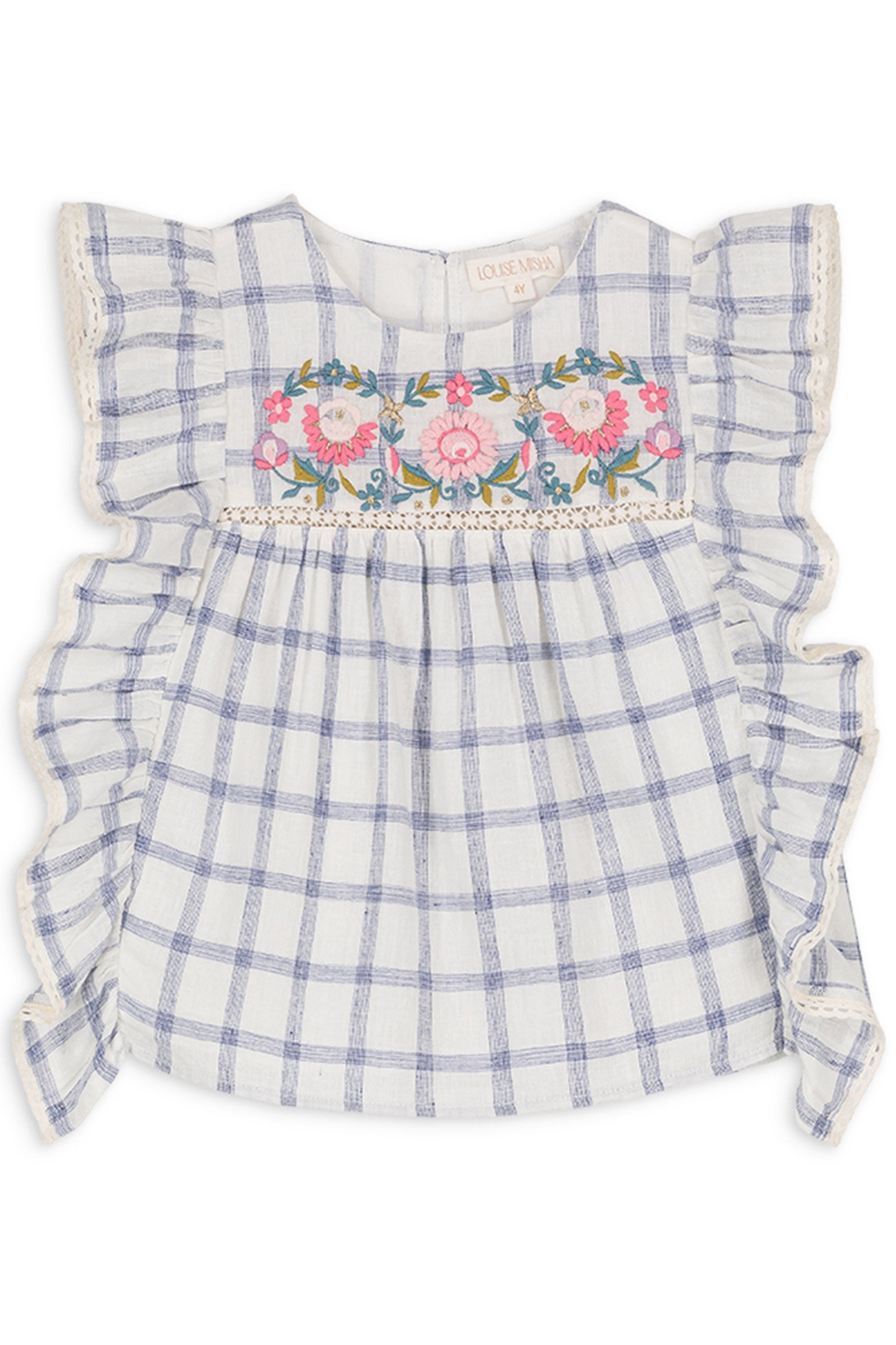 BLOUSE MALA BLUE RIVER CHECKS 1