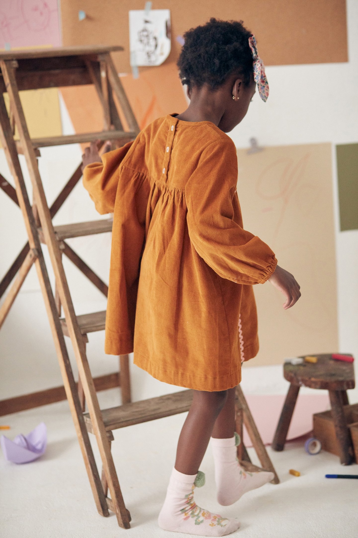 DRESS LINOA CARAMEL 2