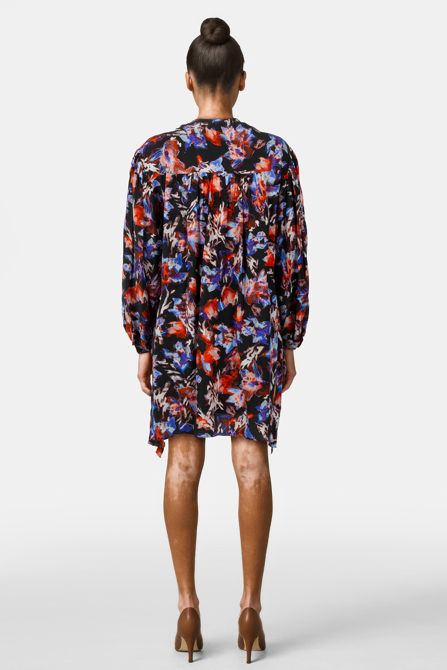 MOAVI DRESS BLACK MULTICO 2