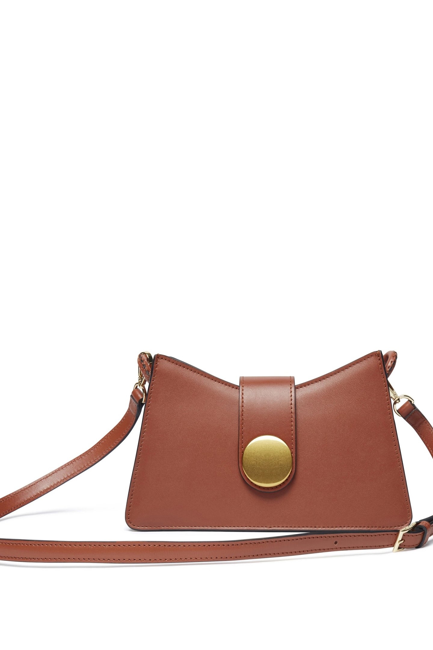 BUCKLE SHOULDER BAG LEATHER VOLCANO 5