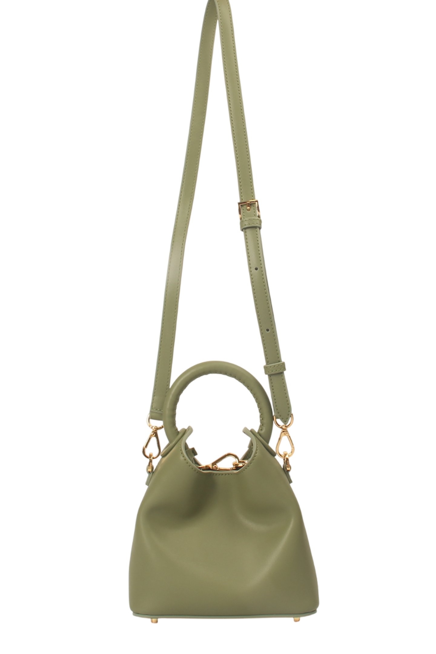 MADELEINE LEATHER ASPARAGUS GREEN 1