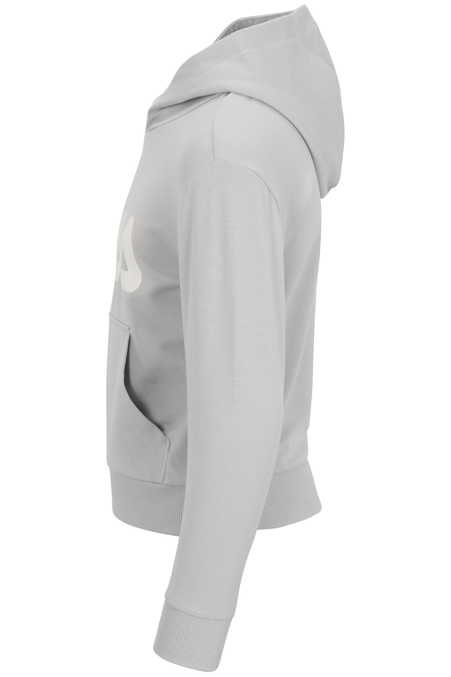 UNISEX BAJONE CLASSIC LOGO HOODY LIGHT GREY MELANGE 3