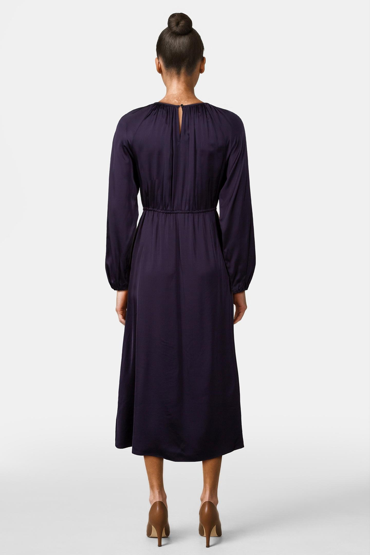 COMMA DRESSES AUBERGINE 2